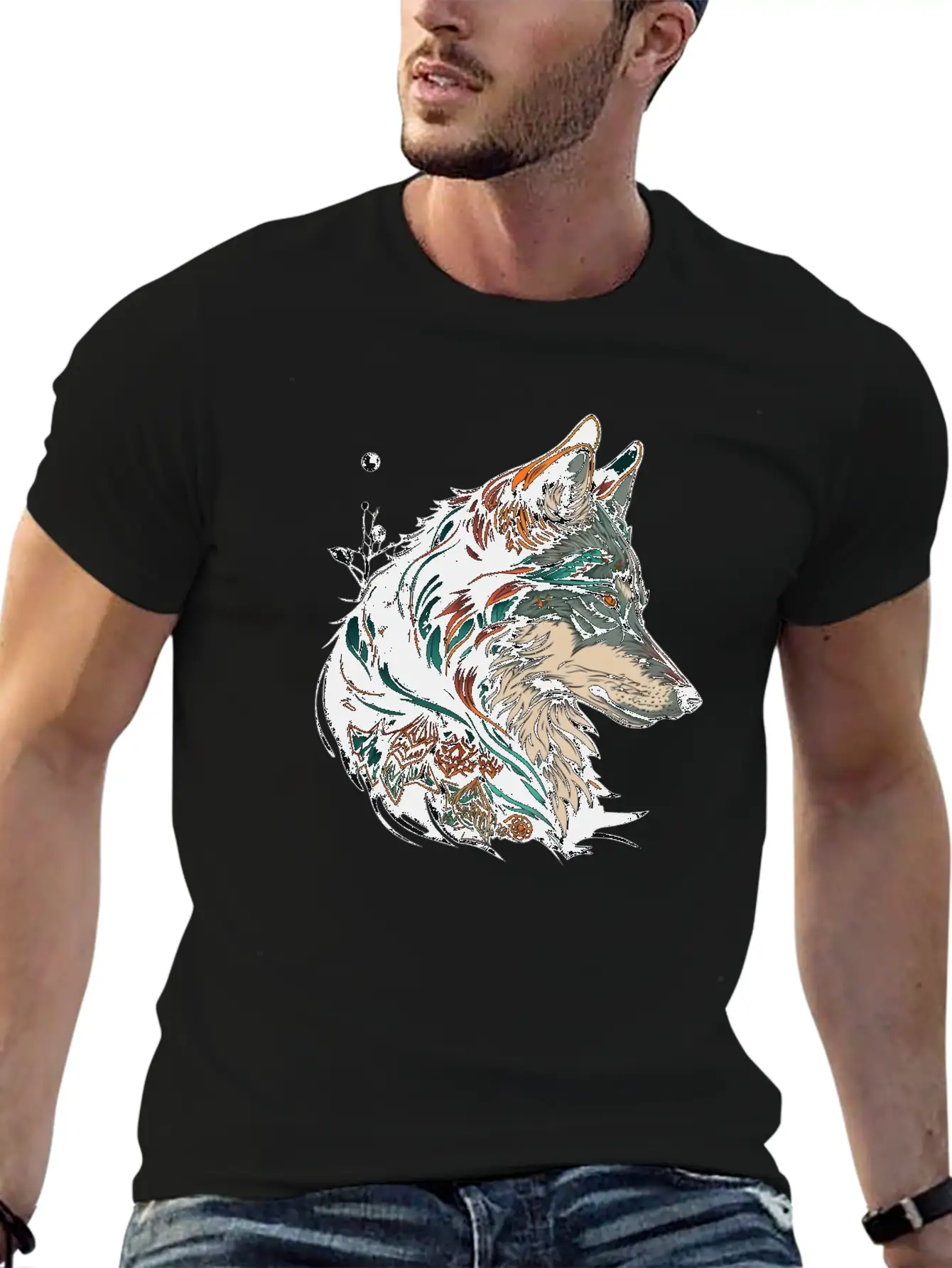 Wolf Hamato Stylish Everyday T-Shirt – Unisex Basic Cotton Tee