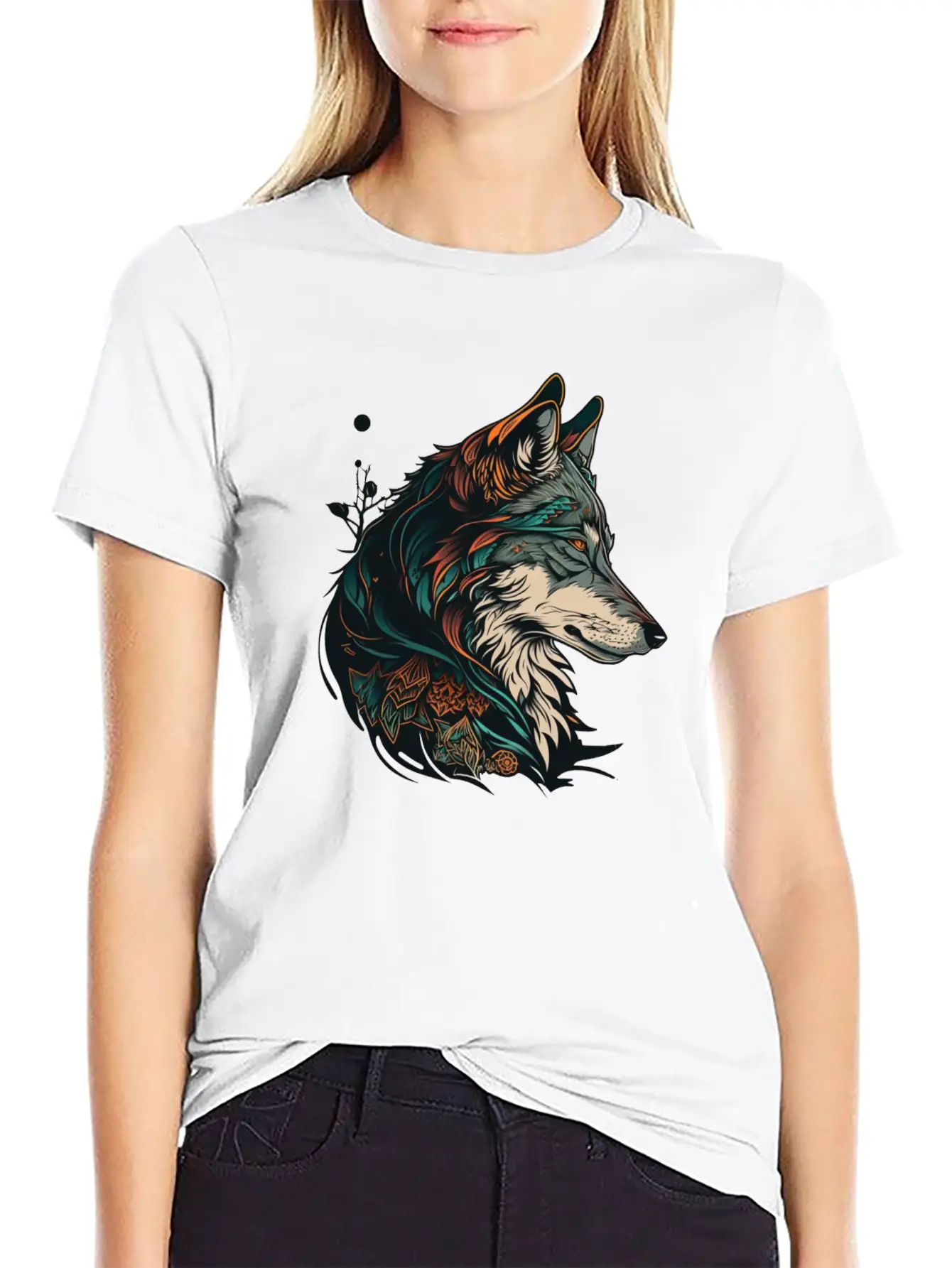 Wolf Hamato Stylish Everyday T-Shirt – Unisex Basic Cotton Tee