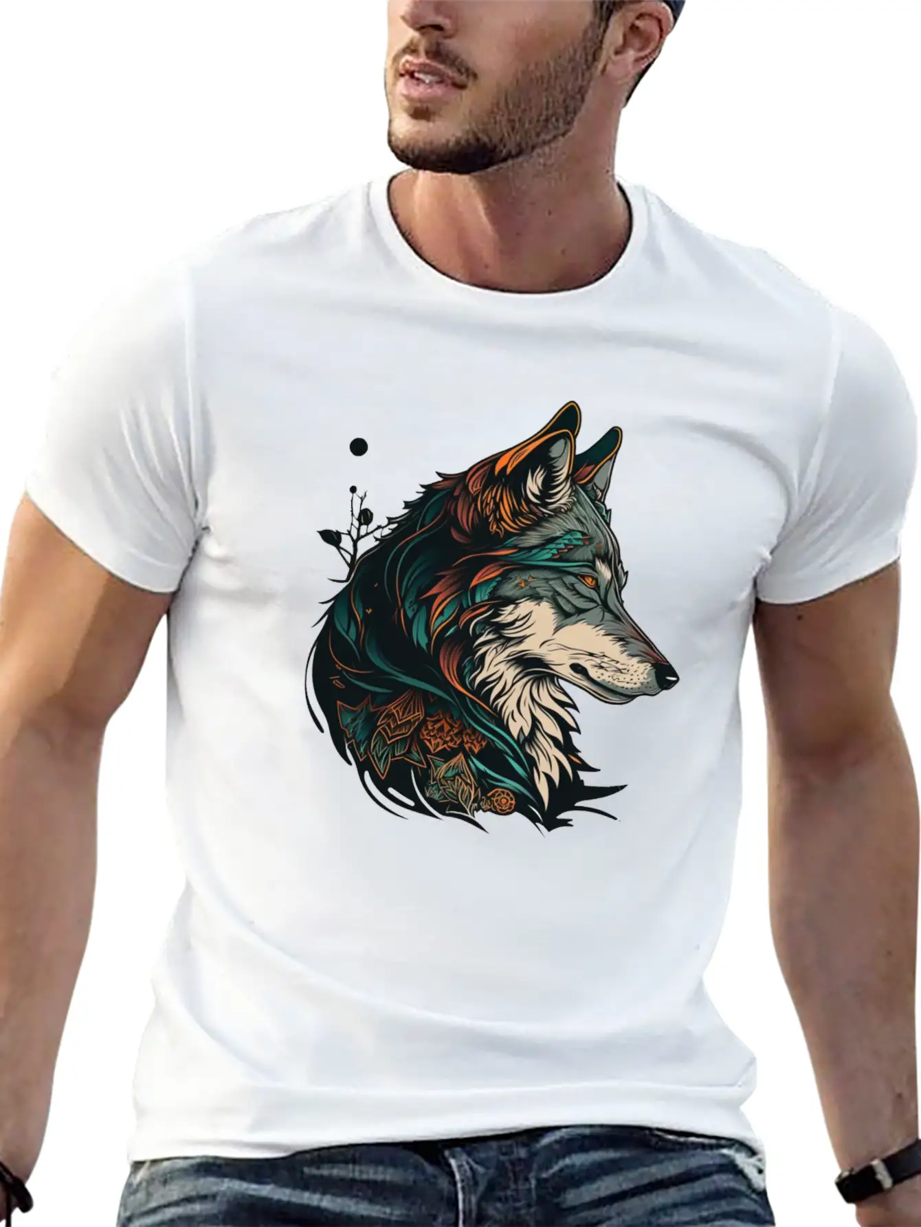 Wolf Hamato Stylish Everyday T-Shirt – Unisex Basic Cotton Tee