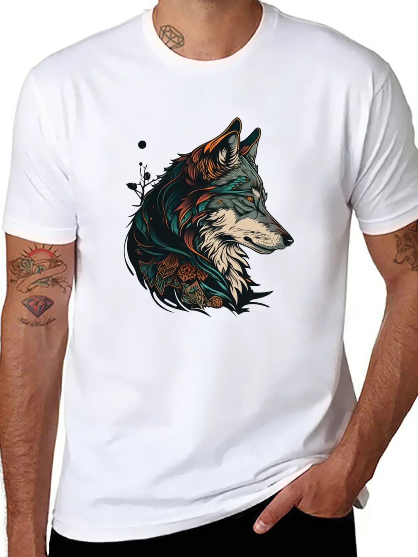 Wolf Hamato Stylish Everyday T-Shirt – Unisex Basic Cotton Tee