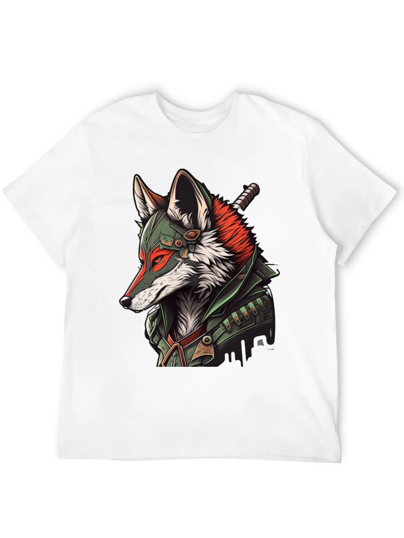 Wolf Hamato Unisex Short Sleeve Soft Cotton T-Shirt – Casual Everyday Wear