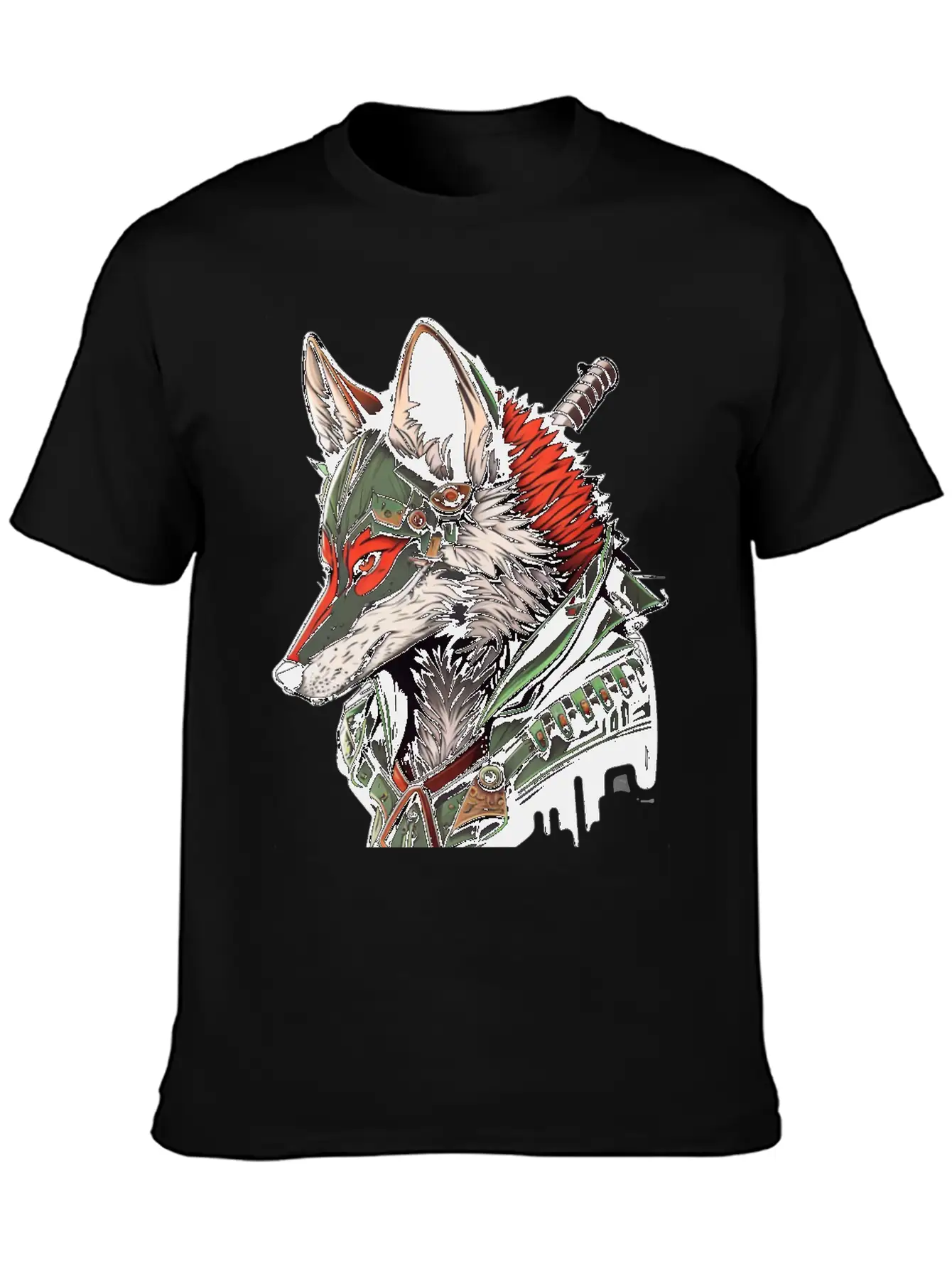 Wolf Hamato Unisex Short Sleeve Soft Cotton T-Shirt – Casual Everyday Wear