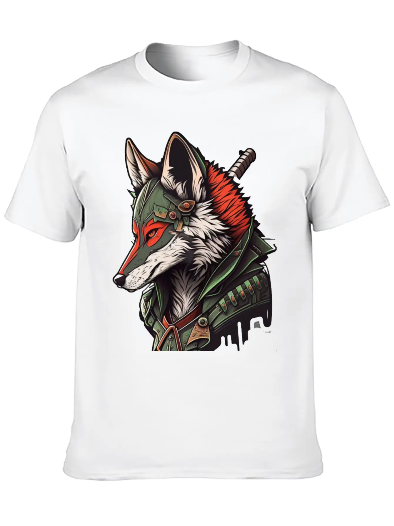 Wolf Hamato Unisex Short Sleeve Soft Cotton T-Shirt – Casual Everyday Wear
