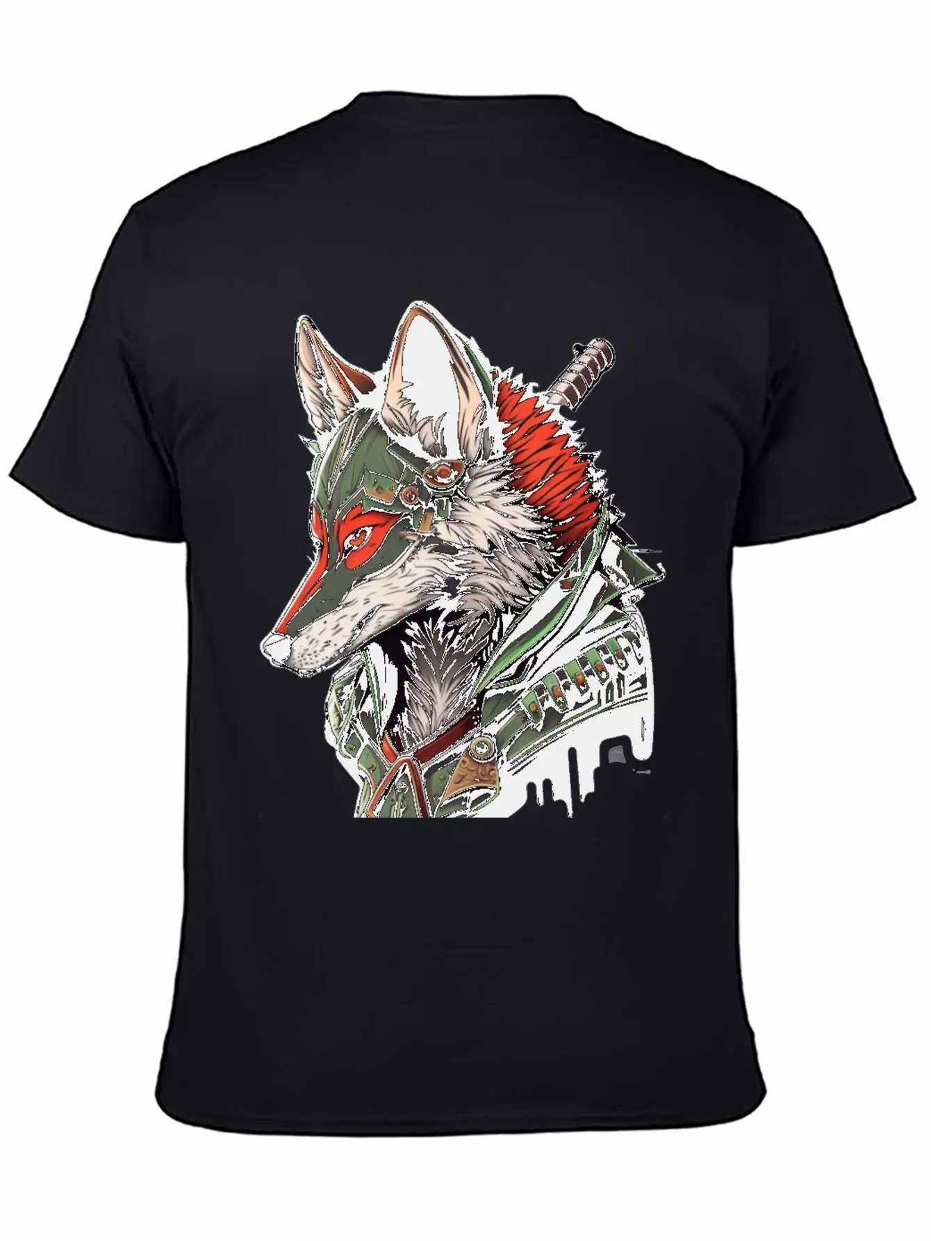 Wolf Hamato Unisex Short Sleeve Soft Cotton T-Shirt – Casual Everyday Wear