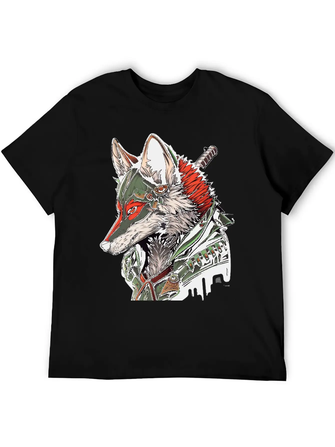 Wolf Hamato Unisex Short Sleeve Soft Cotton T-Shirt – Casual Everyday Wear