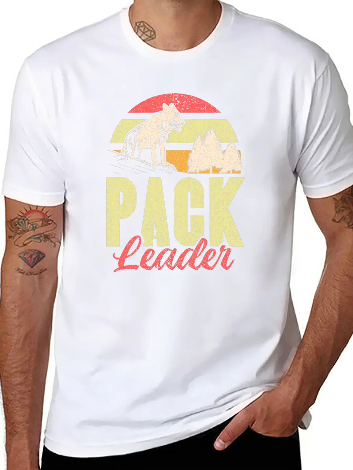 Wolf Howl Beasts Gift Idea Unisex Short Sleeve Soft Cotton T-Shirt – Casual Everyday Wear