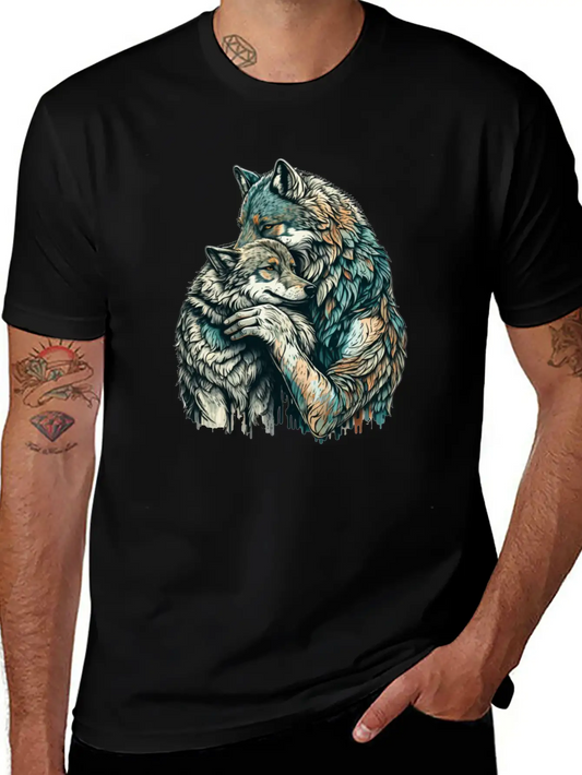 Wolf Hug Timeless Short Sleeve Tee – Comfy And Minimalist Design
