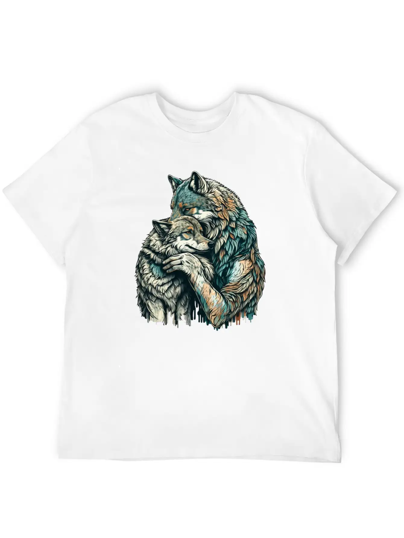 Wolf Hug Timeless Short Sleeve Tee – Comfy And Minimalist Design