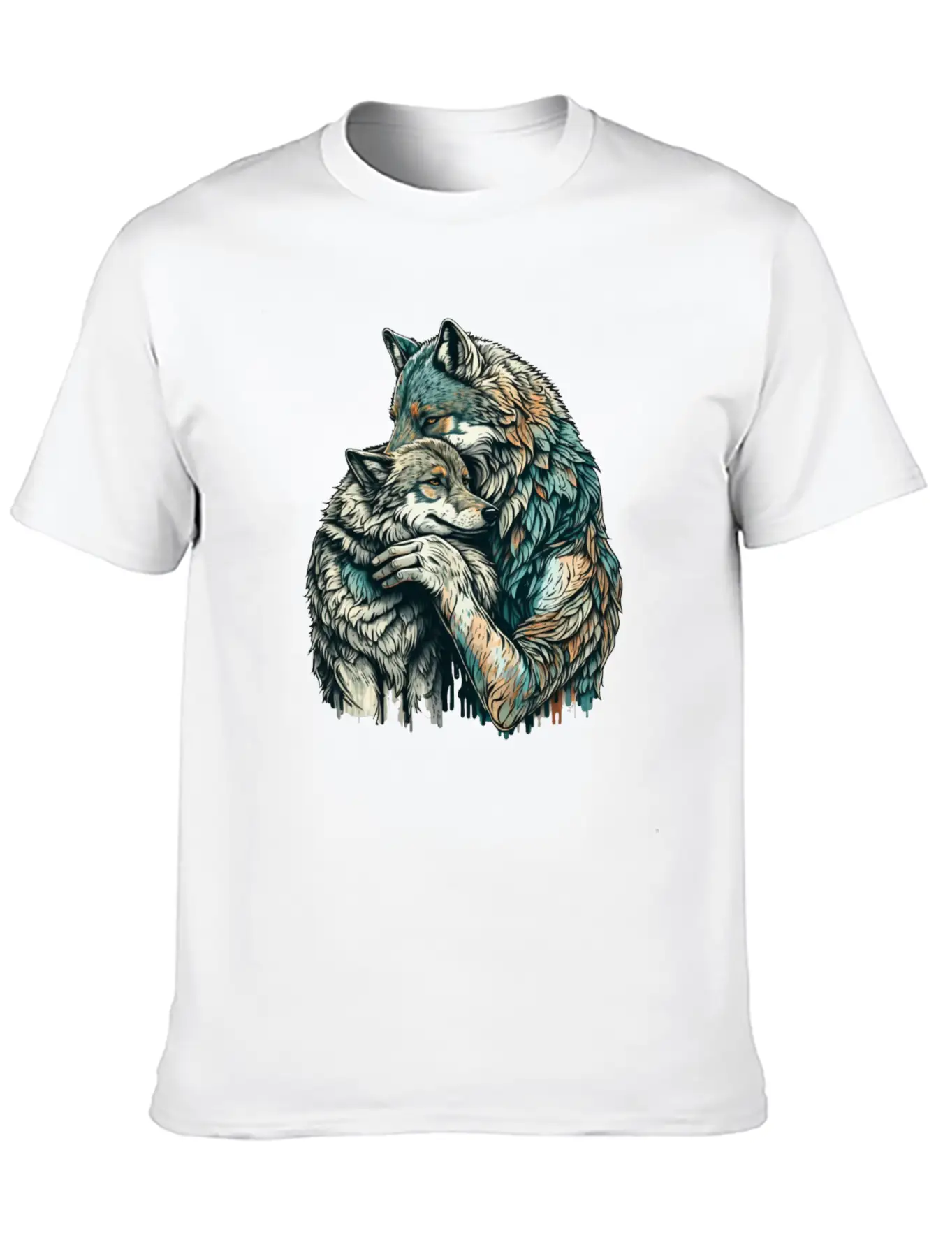 Wolf Hug Timeless Short Sleeve Tee – Comfy And Minimalist Design