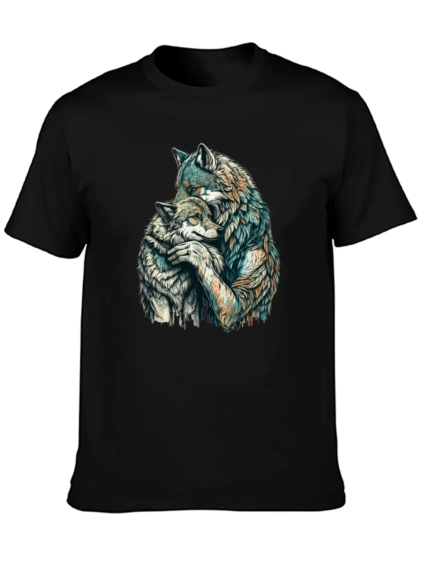 Wolf Hug Timeless Short Sleeve Tee – Comfy And Minimalist Design