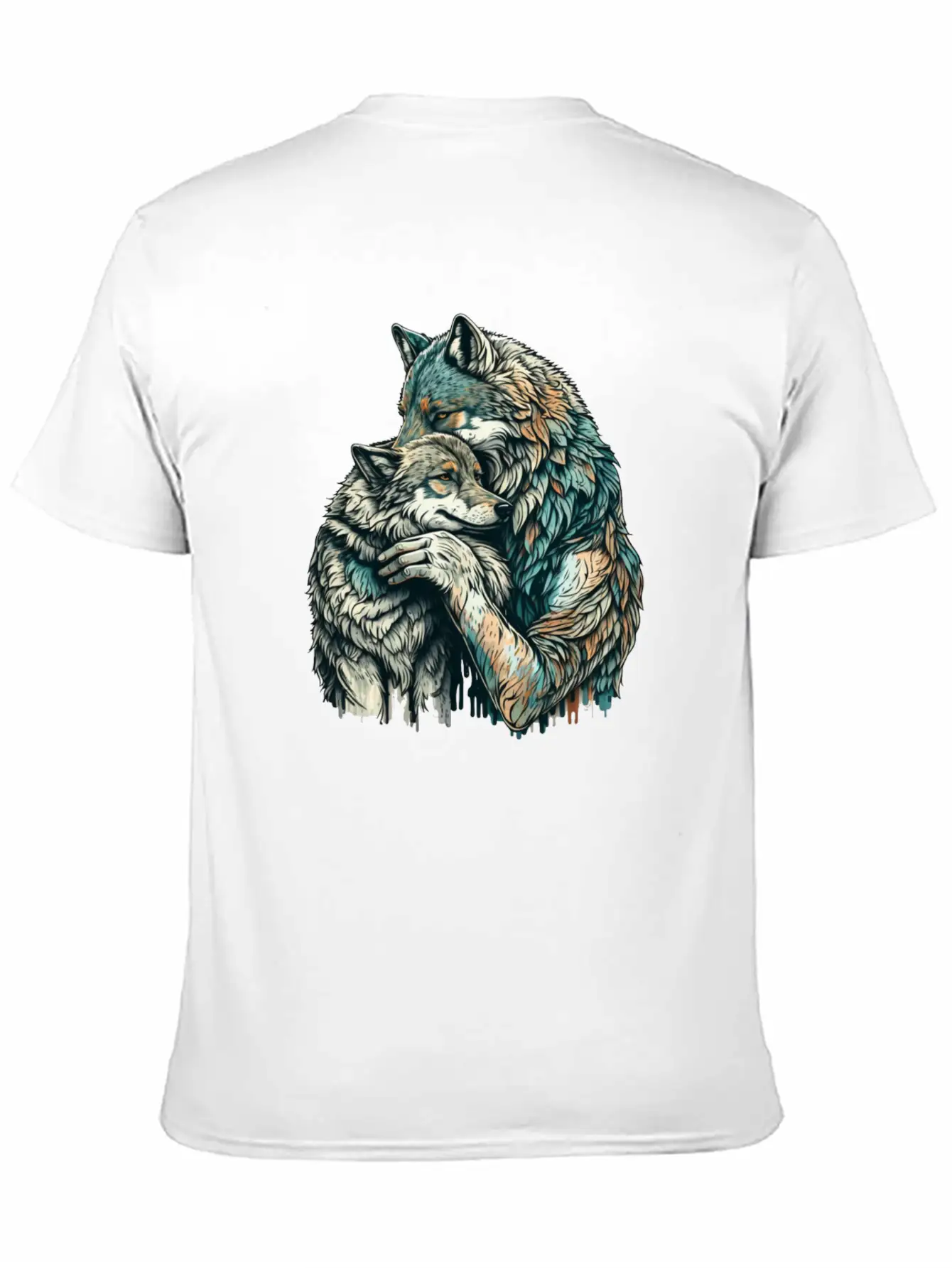 Wolf Hug Timeless Short Sleeve Tee – Comfy And Minimalist Design