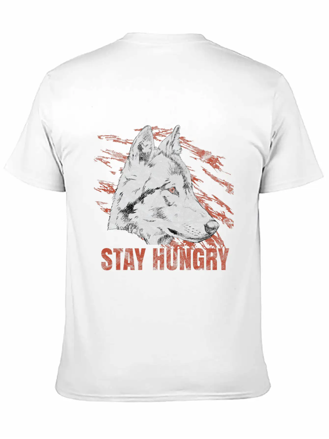 Wolf Hungry Animal Gift Basic Graphic T-Shirt – Daily Comfort In Soft Cotton