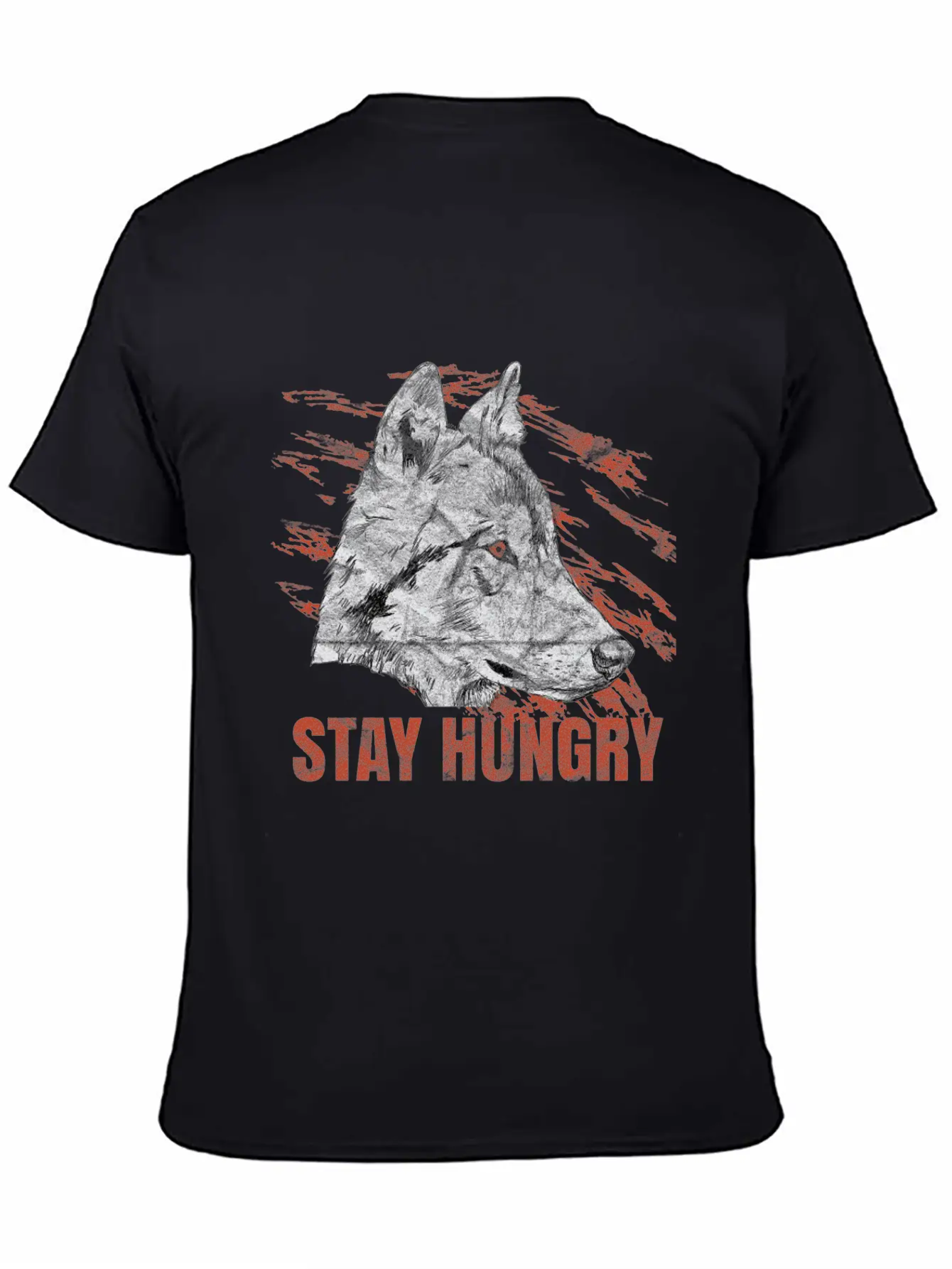 Wolf Hungry Animal Gift Basic Graphic T-Shirt – Daily Comfort In Soft Cotton