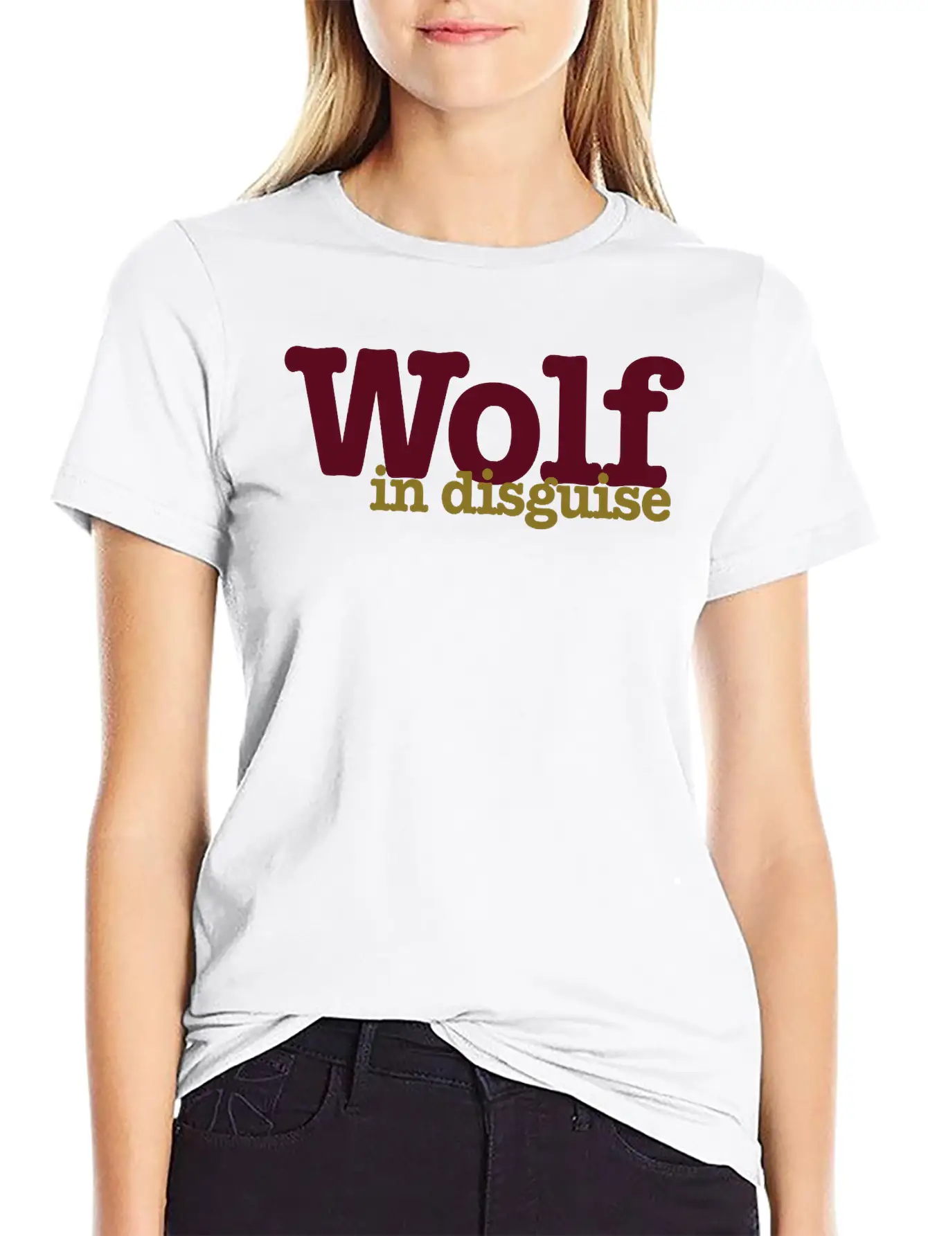 Wolf In Disguise Stylish Everyday T-Shirt – Unisex Basic Cotton Tee