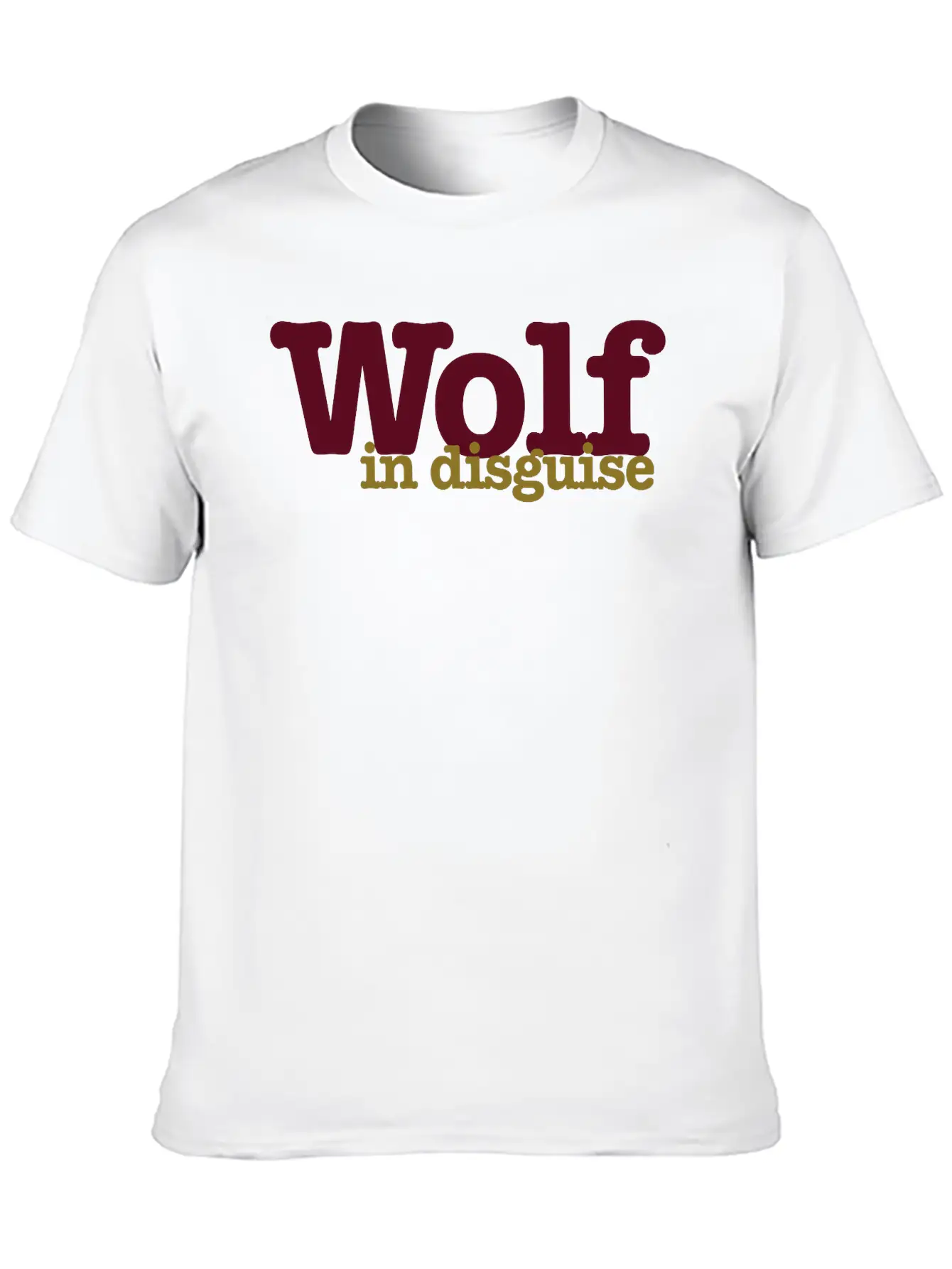 Wolf In Disguise Stylish Everyday T-Shirt – Unisex Basic Cotton Tee