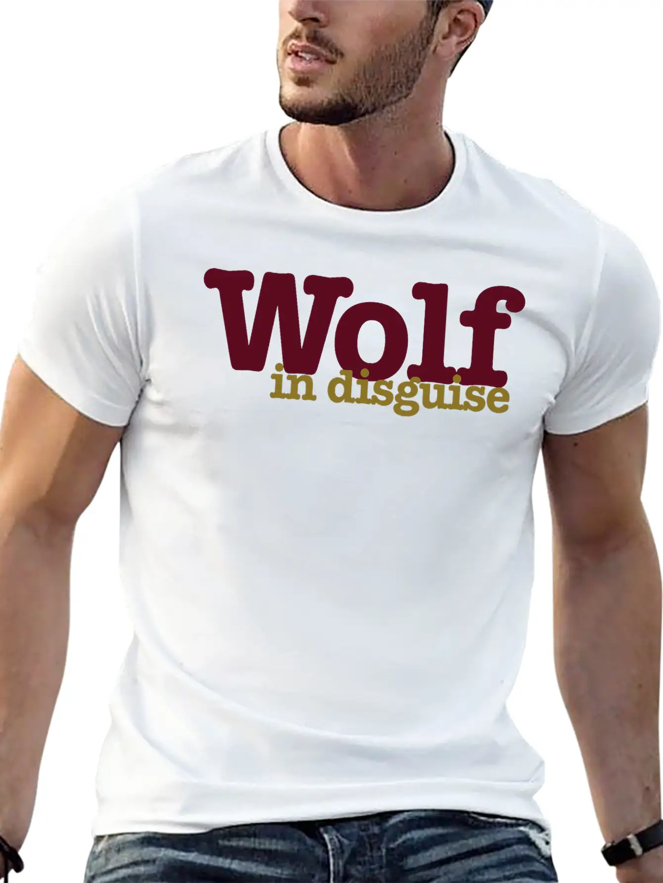 Wolf In Disguise Stylish Everyday T-Shirt – Unisex Basic Cotton Tee
