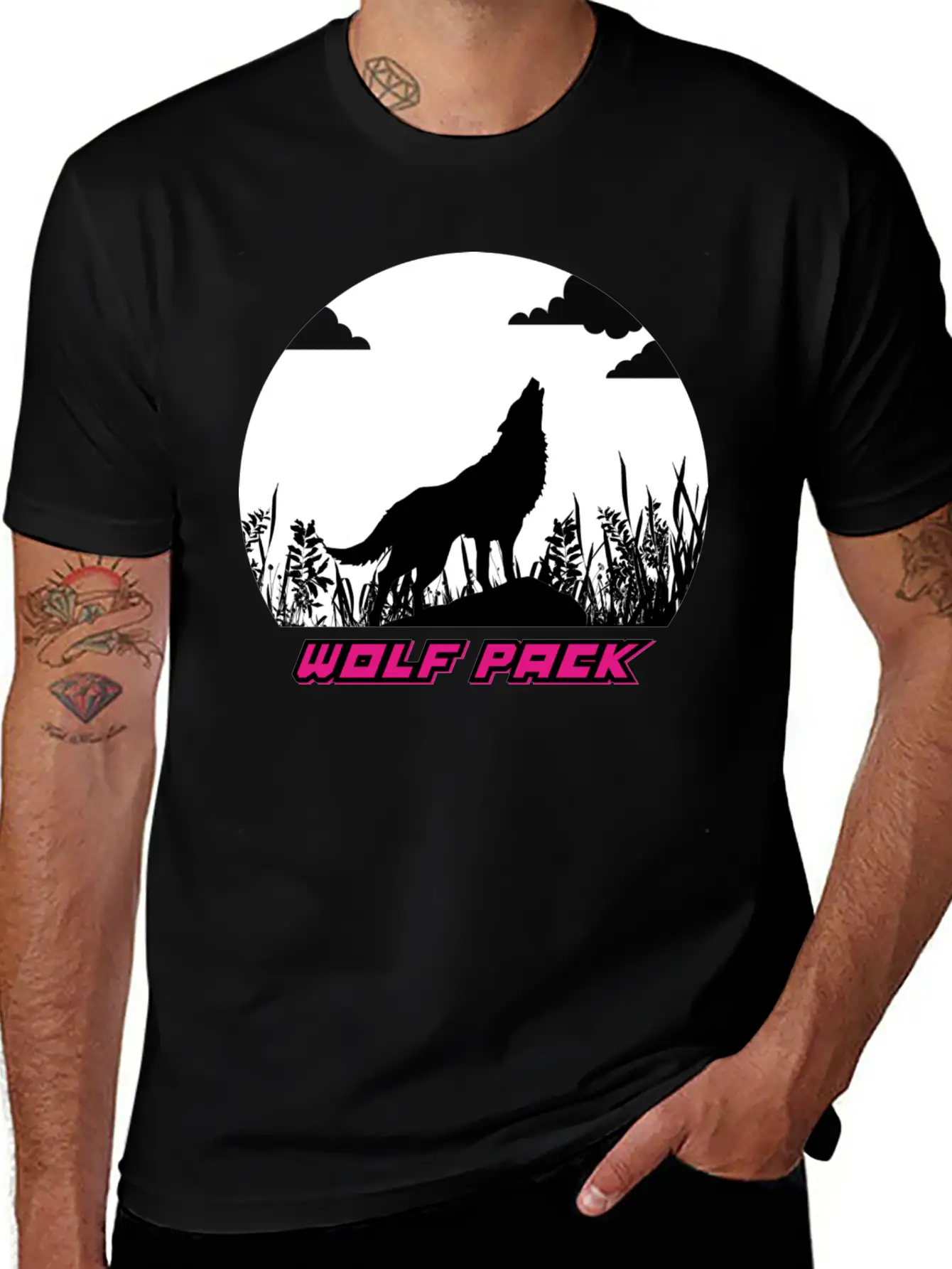 Wolf Pack Stylish Everyday T-Shirt – Unisex Basic Cotton Tee