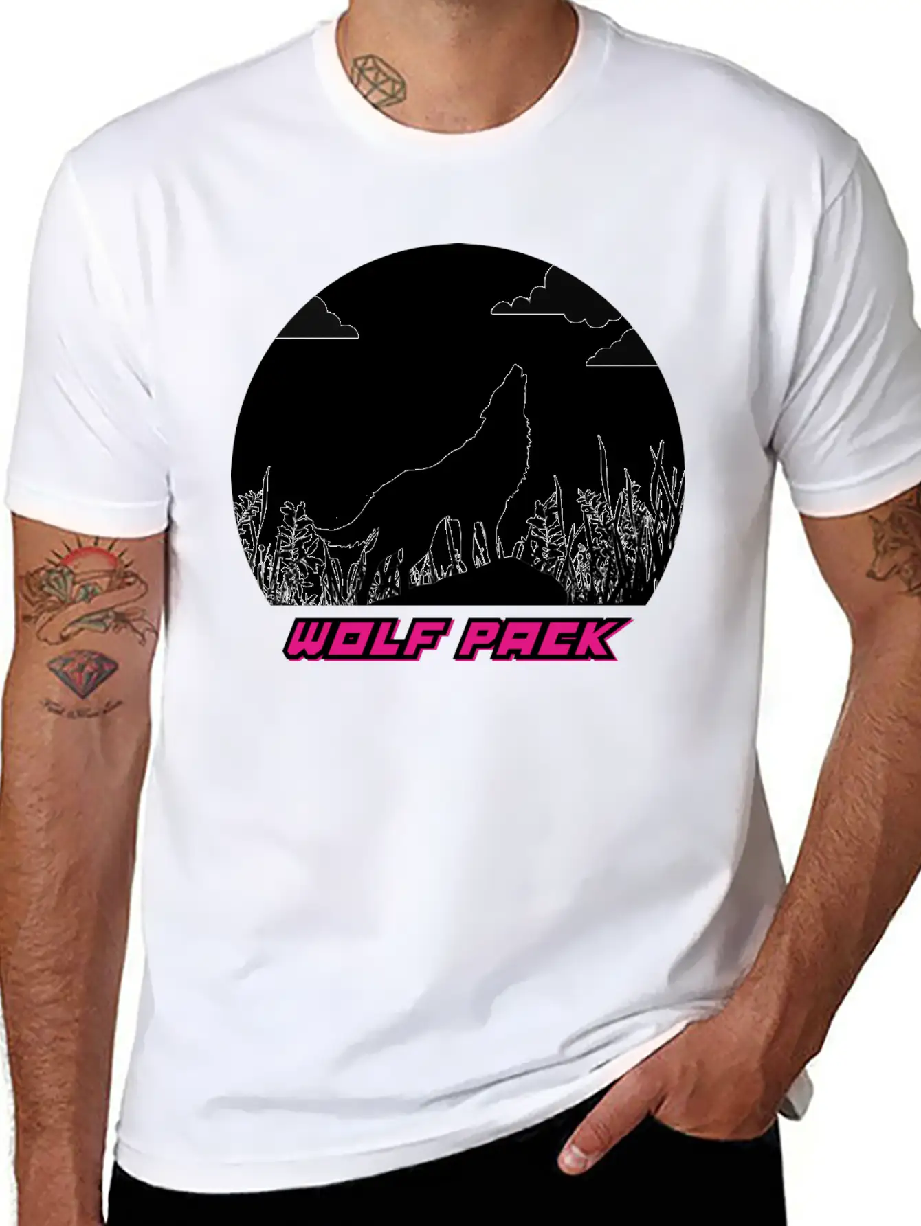 Wolf Pack Stylish Everyday T-Shirt – Unisex Basic Cotton Tee