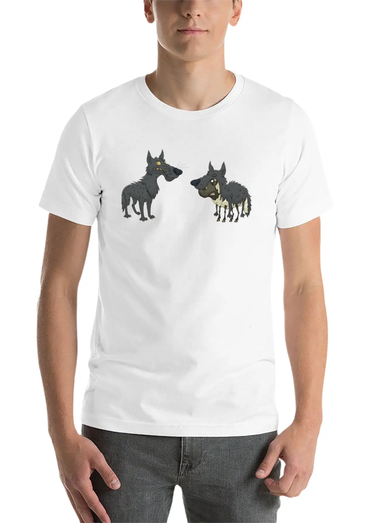 Wolf Sheep Stylish Everyday T-Shirt – Unisex Basic Cotton Tee