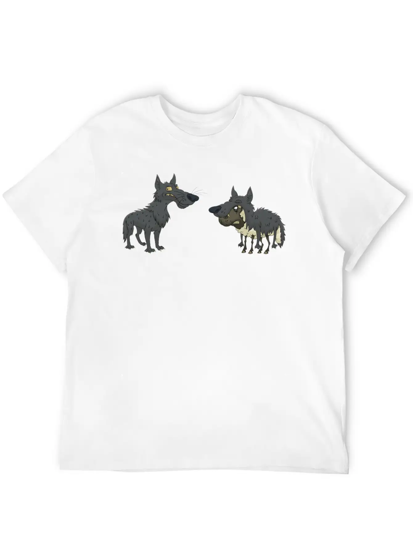 Wolf Sheep Stylish Everyday T-Shirt – Unisex Basic Cotton Tee