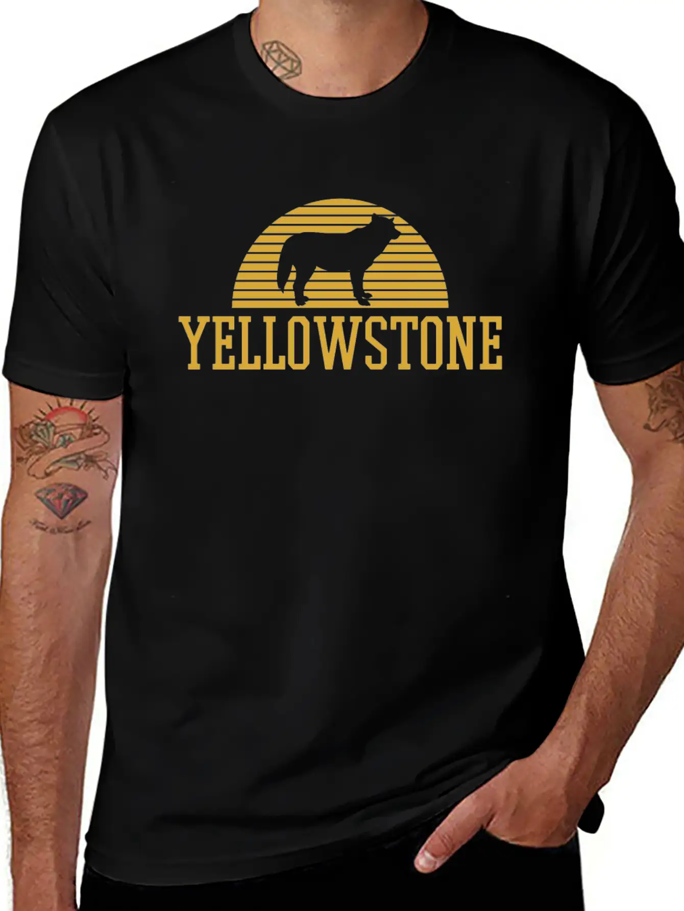 Wolf Stylish Everyday T-Shirt – Unisex Basic Cotton Tee