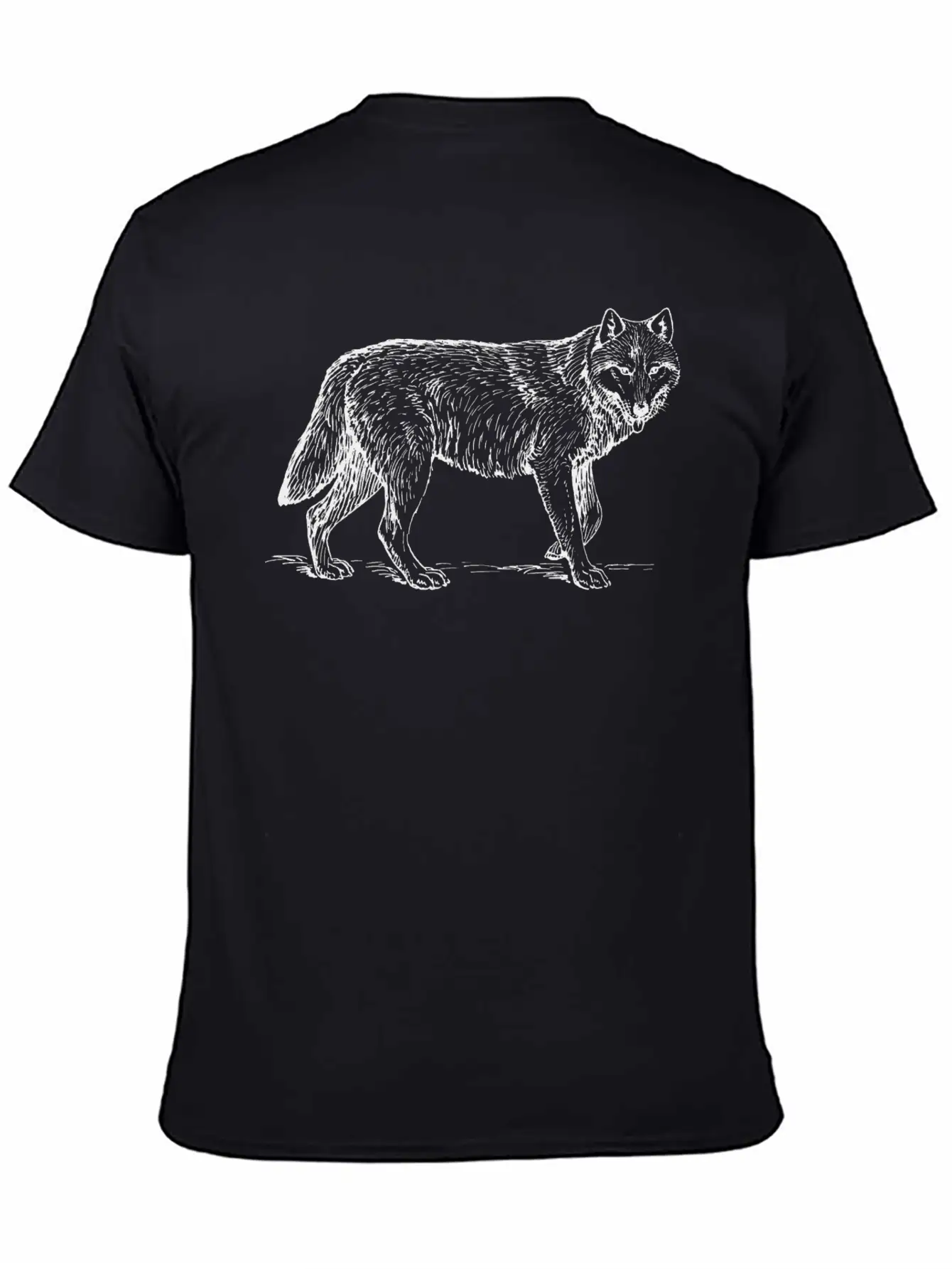 Wolf T-shirt/wolf Accessories/wolf Apparel Unisex Short Sleeve Soft Cotton T-Shirt – Casual Everyday Wear
