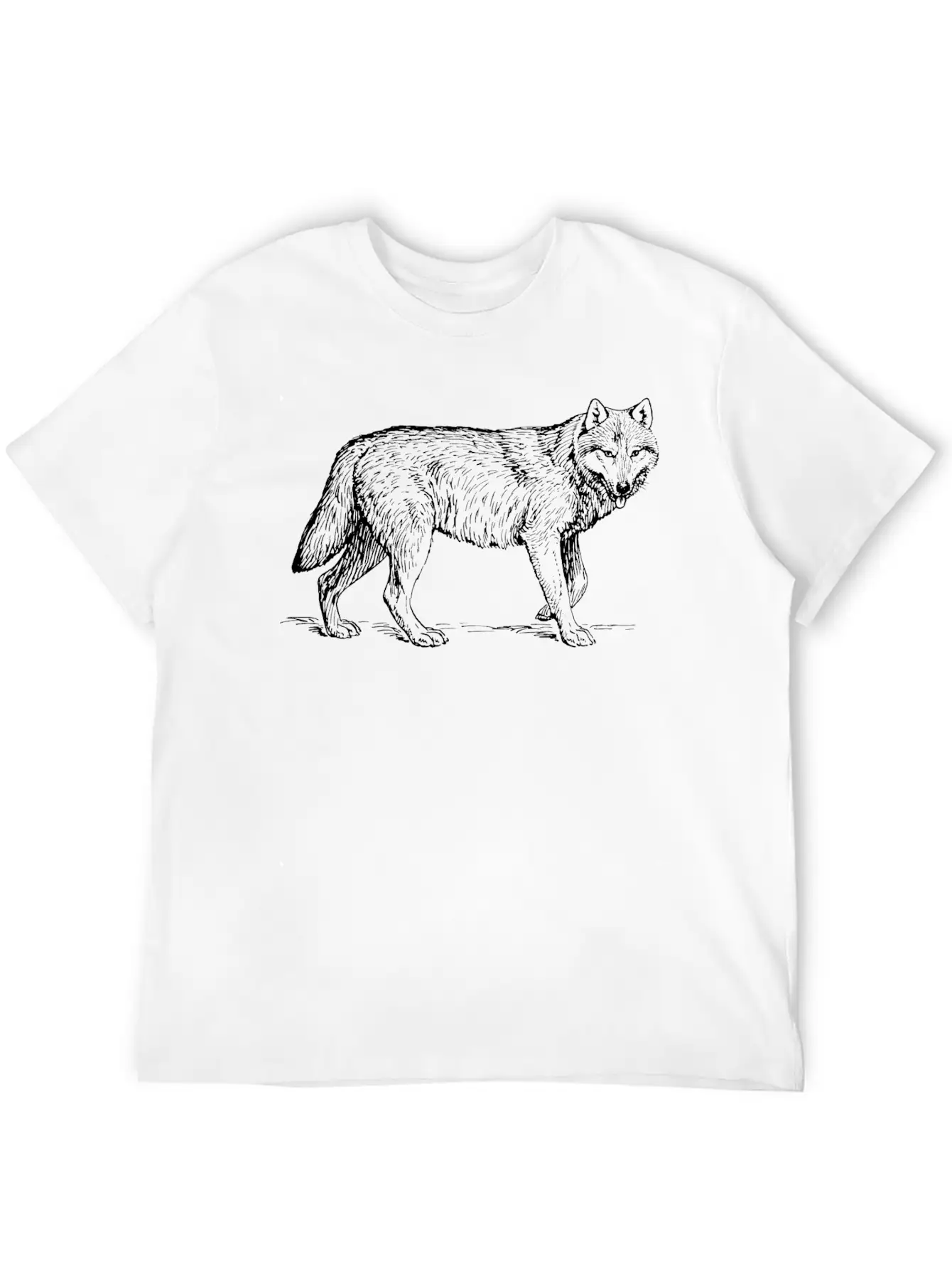 Wolf T-shirt/wolf Accessories/wolf Apparel Unisex Short Sleeve Soft Cotton T-Shirt – Casual Everyday Wear