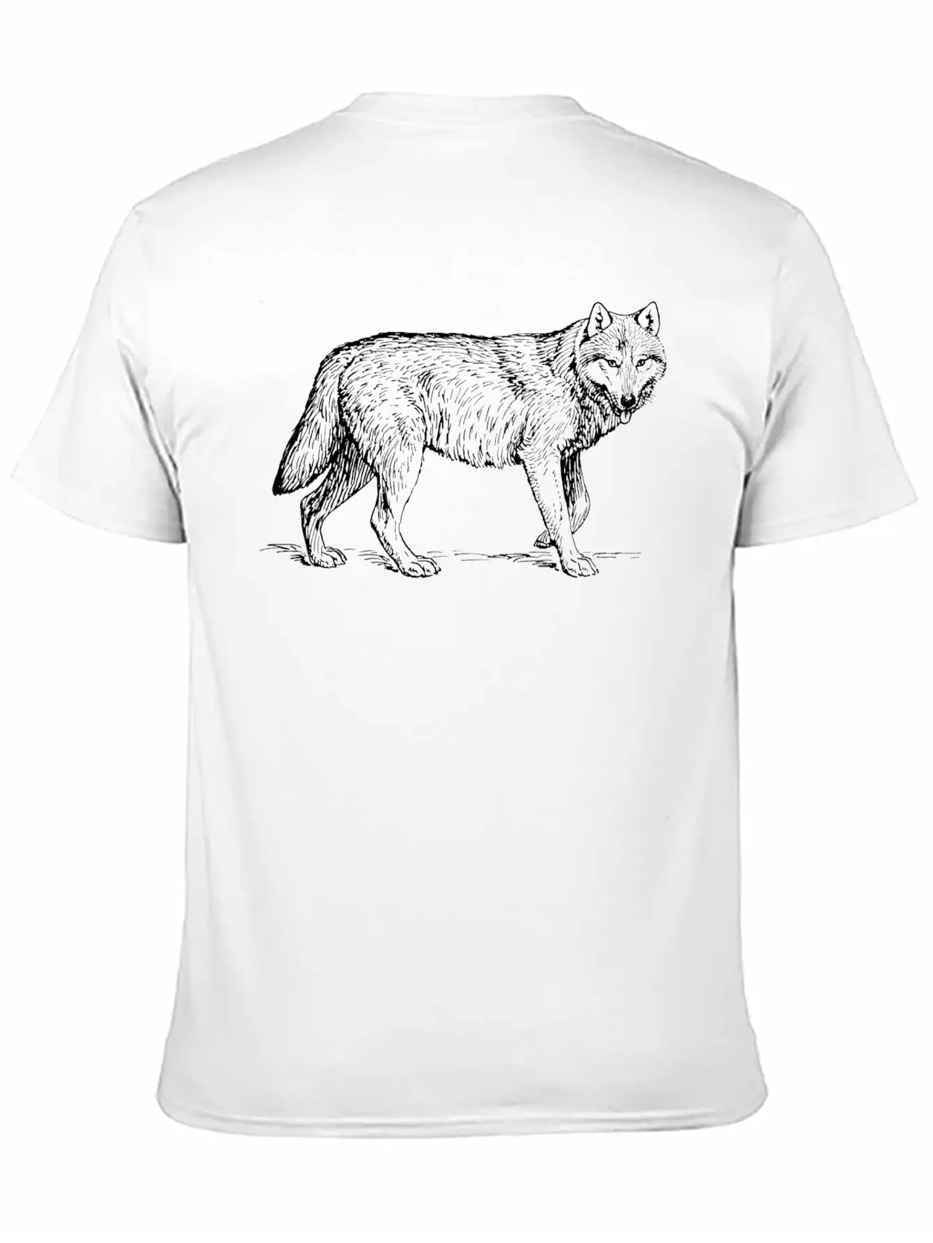 Wolf T-shirt/wolf Accessories/wolf Apparel Unisex Short Sleeve Soft Cotton T-Shirt – Casual Everyday Wear