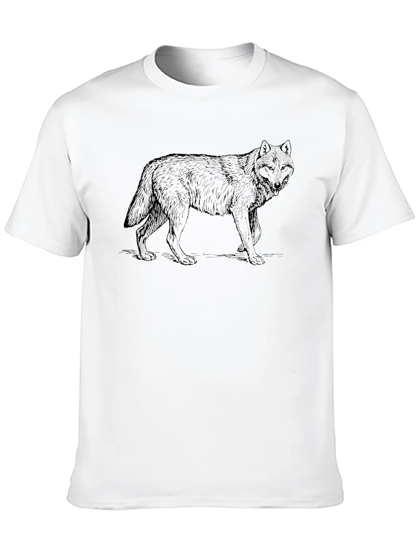 Wolf T-shirt/wolf Accessories/wolf Apparel Unisex Short Sleeve Soft Cotton T-Shirt – Casual Everyday Wear