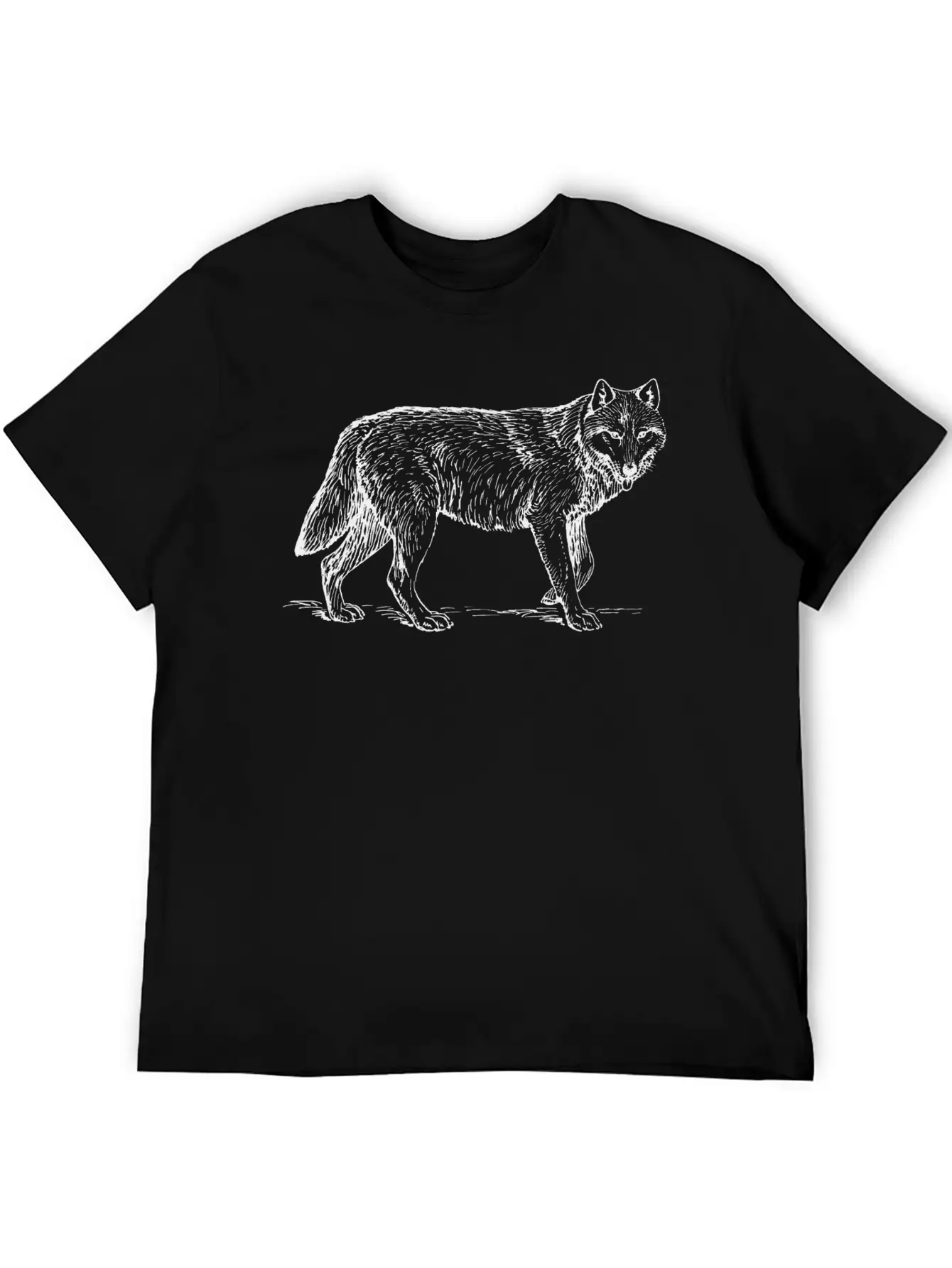 Wolf T-shirt/wolf Accessories/wolf Apparel Unisex Short Sleeve Soft Cotton T-Shirt – Casual Everyday Wear