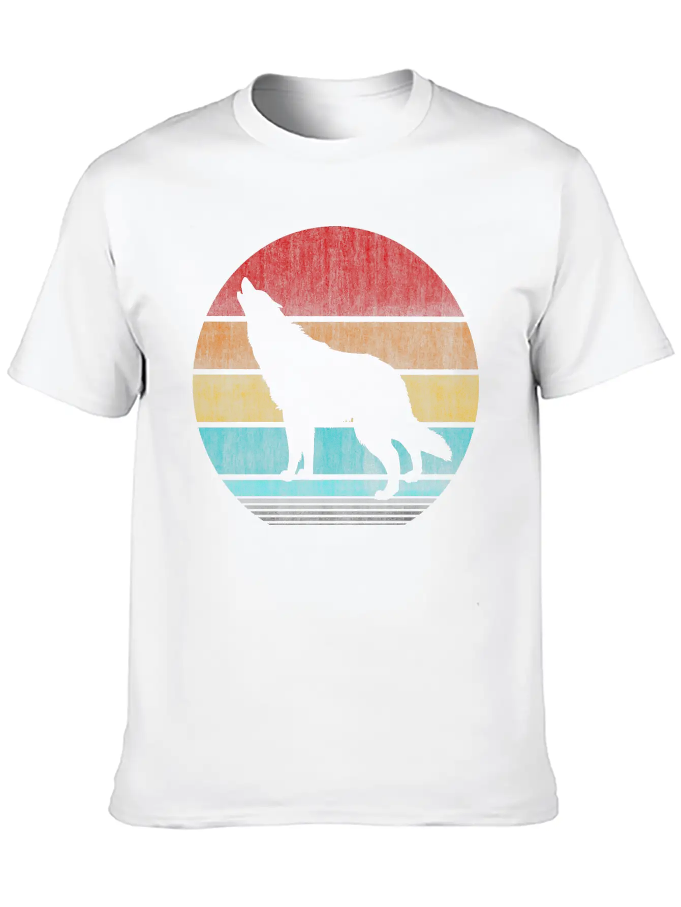 Wolf Unisex Casual T-Shirt – Clean Design For Daily Comfort