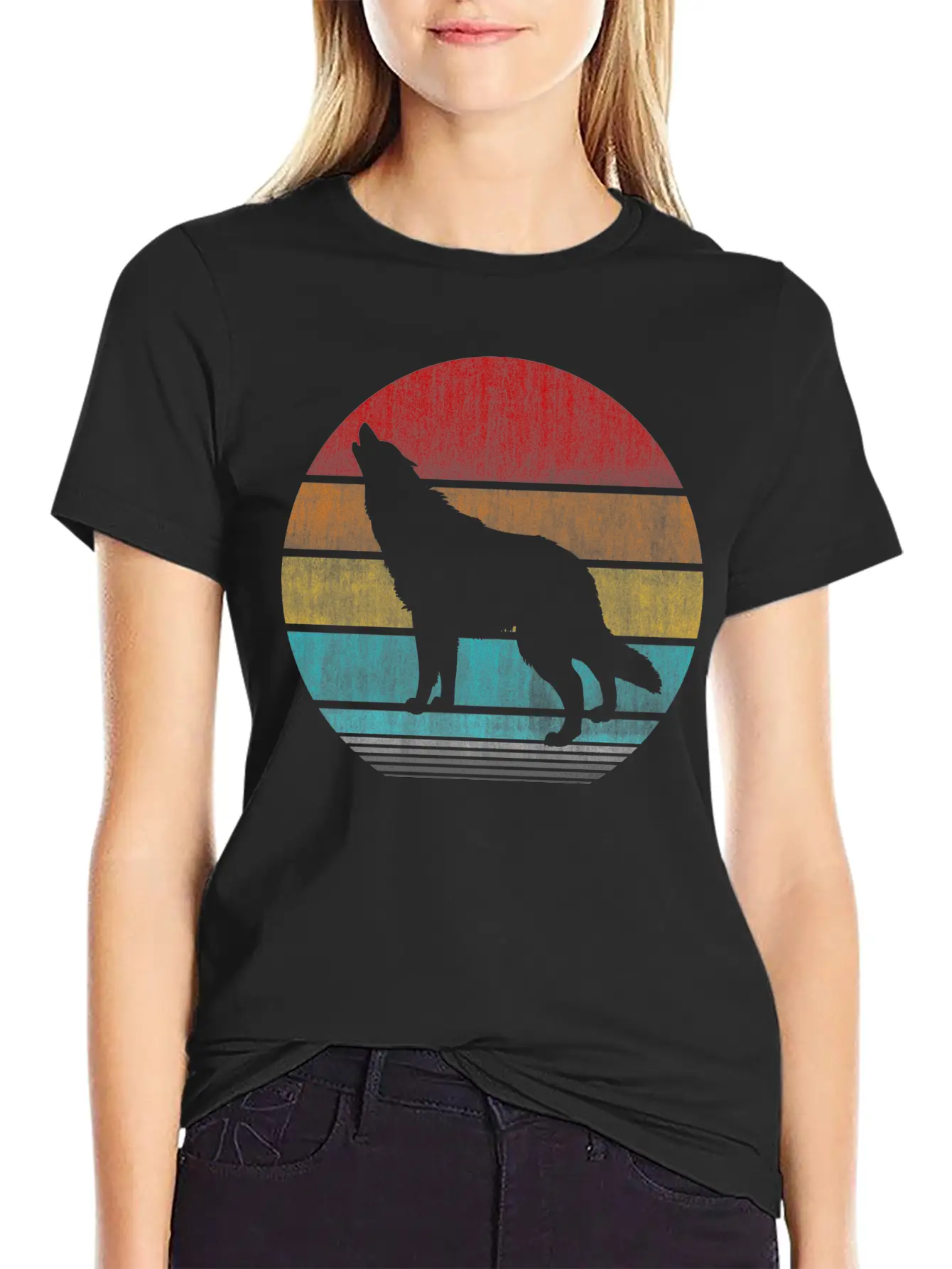 Wolf Unisex Casual T-Shirt – Clean Design For Daily Comfort