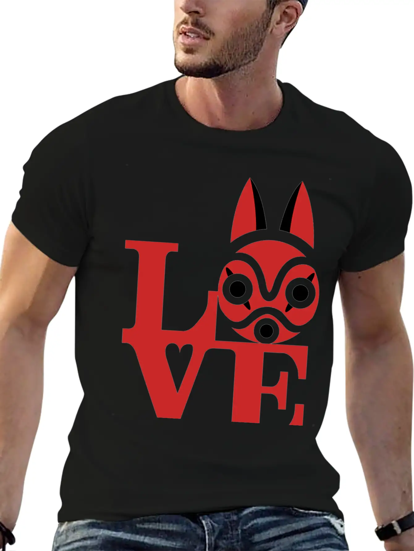 Wolf Unisex Short Sleeve Soft Cotton T-Shirt – Casual Everyday Wear