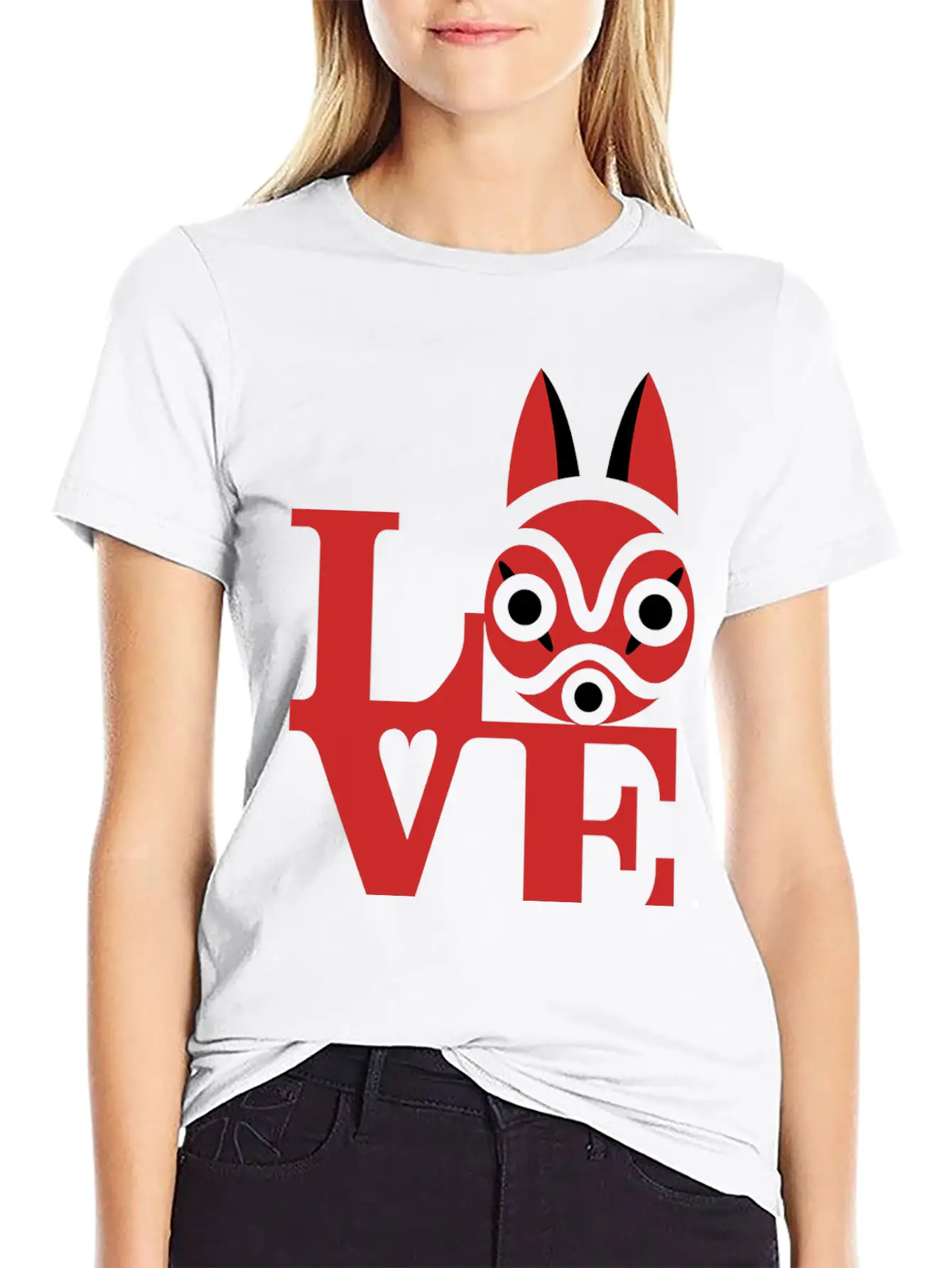 Wolf Unisex Short Sleeve Soft Cotton T-Shirt – Casual Everyday Wear