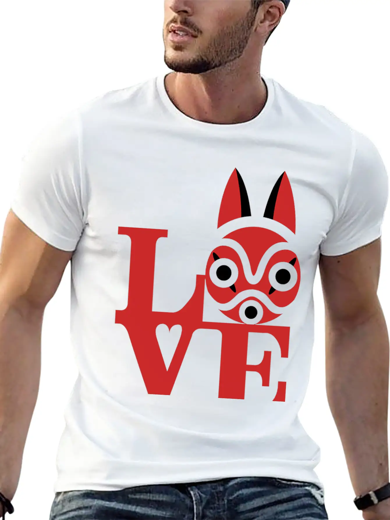 Wolf Unisex Short Sleeve Soft Cotton T-Shirt – Casual Everyday Wear