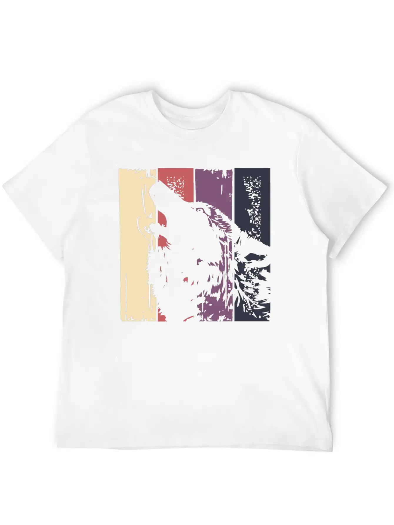 Wolf Vintage | Howl Howling Wolves Predator Pack Basic Graphic T-Shirt – Daily Comfort In Soft Cotton