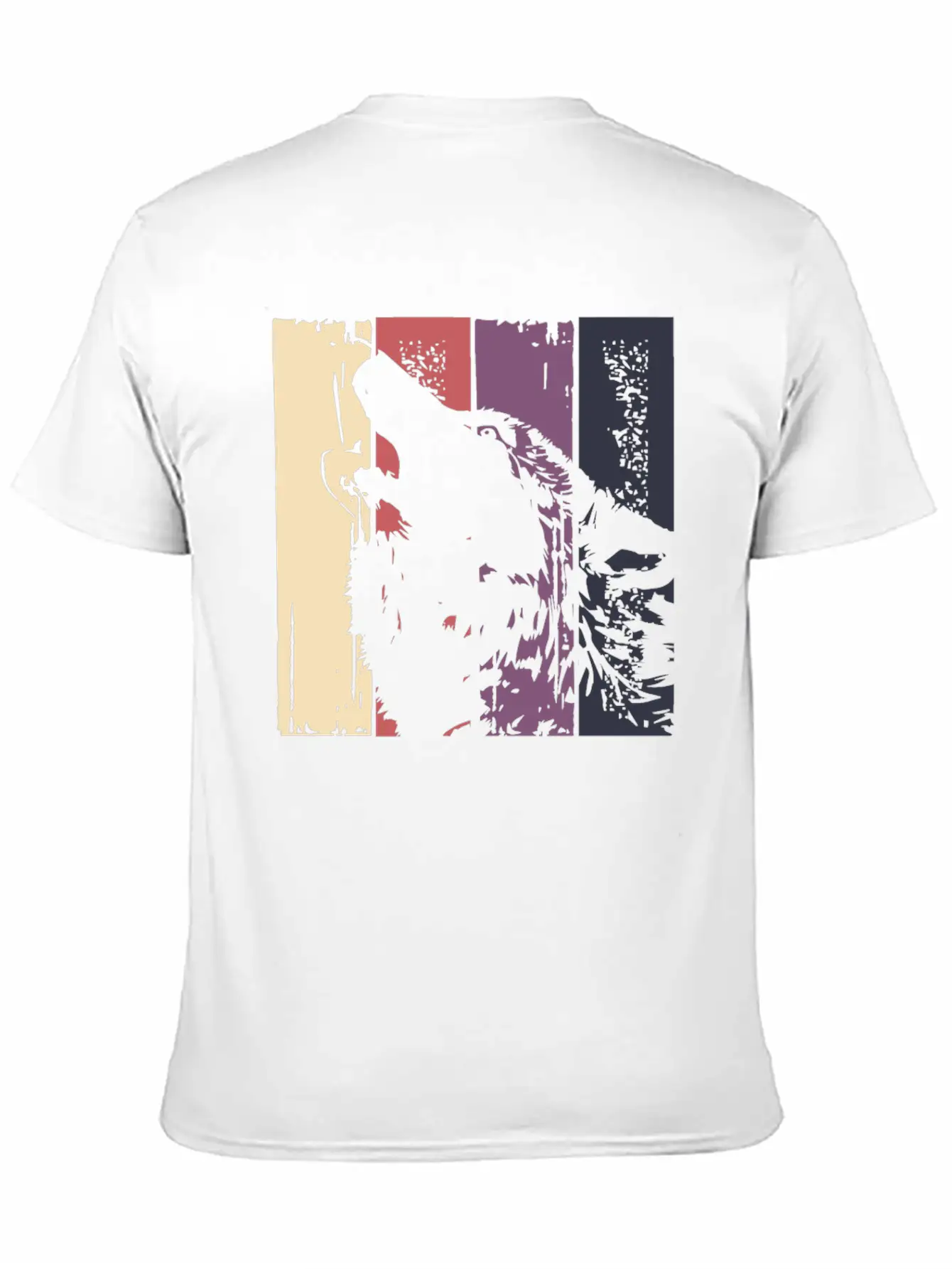 Wolf Vintage | Howl Howling Wolves Predator Pack Basic Graphic T-Shirt – Daily Comfort In Soft Cotton