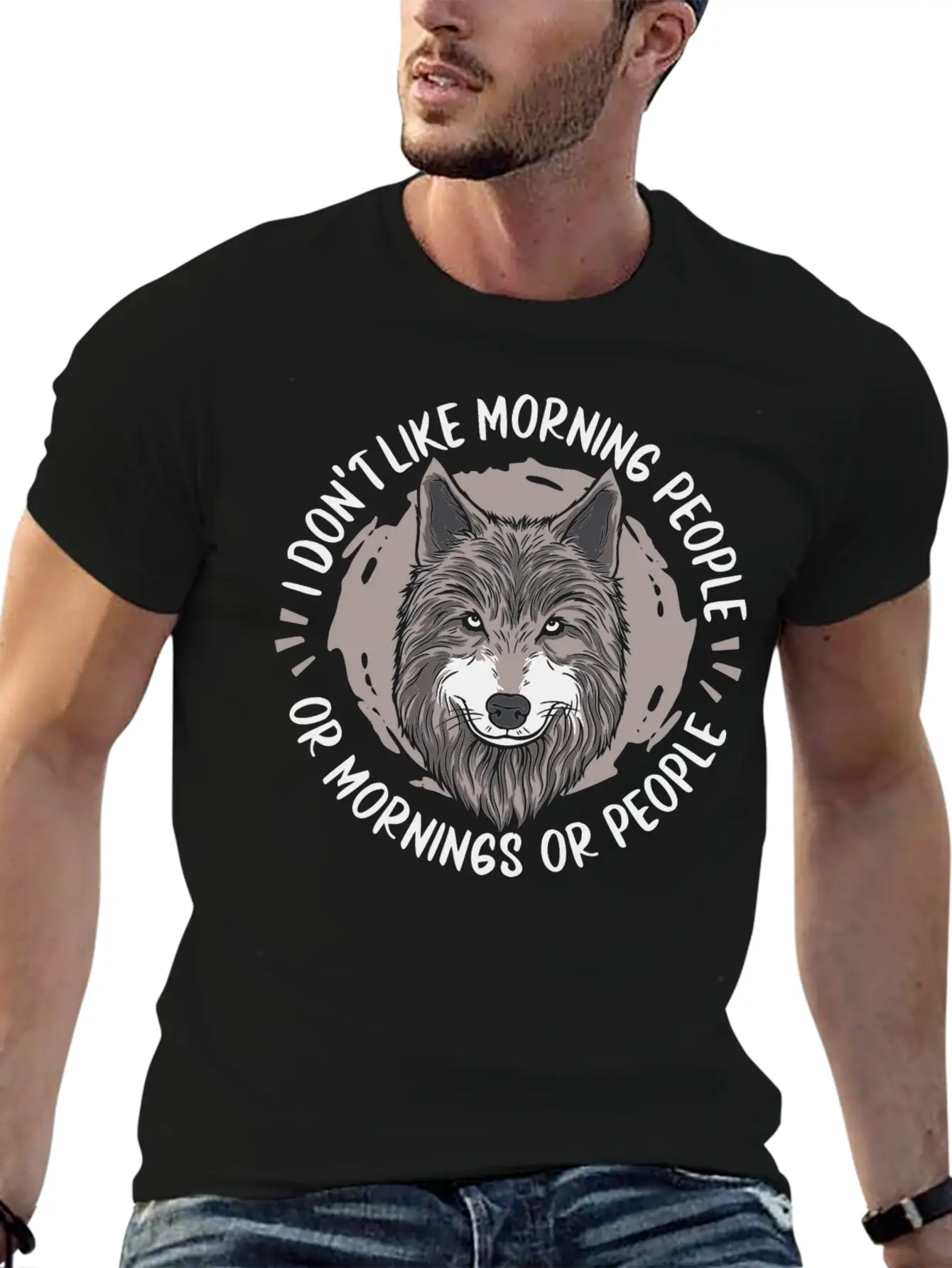 Wolf Wolves Stylish Everyday T-Shirt – Unisex Basic Cotton Tee
