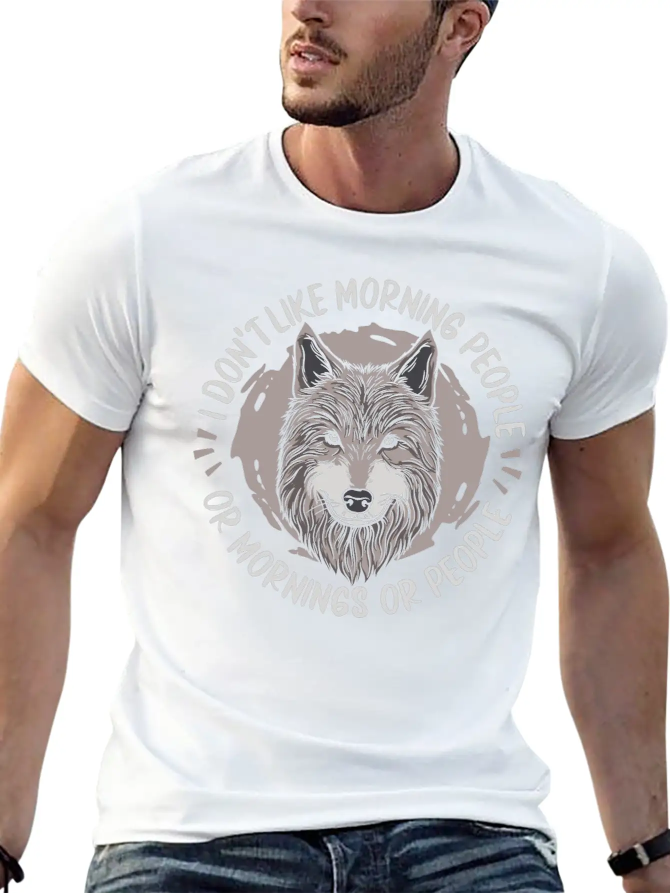 Wolf Wolves Stylish Everyday T-Shirt – Unisex Basic Cotton Tee