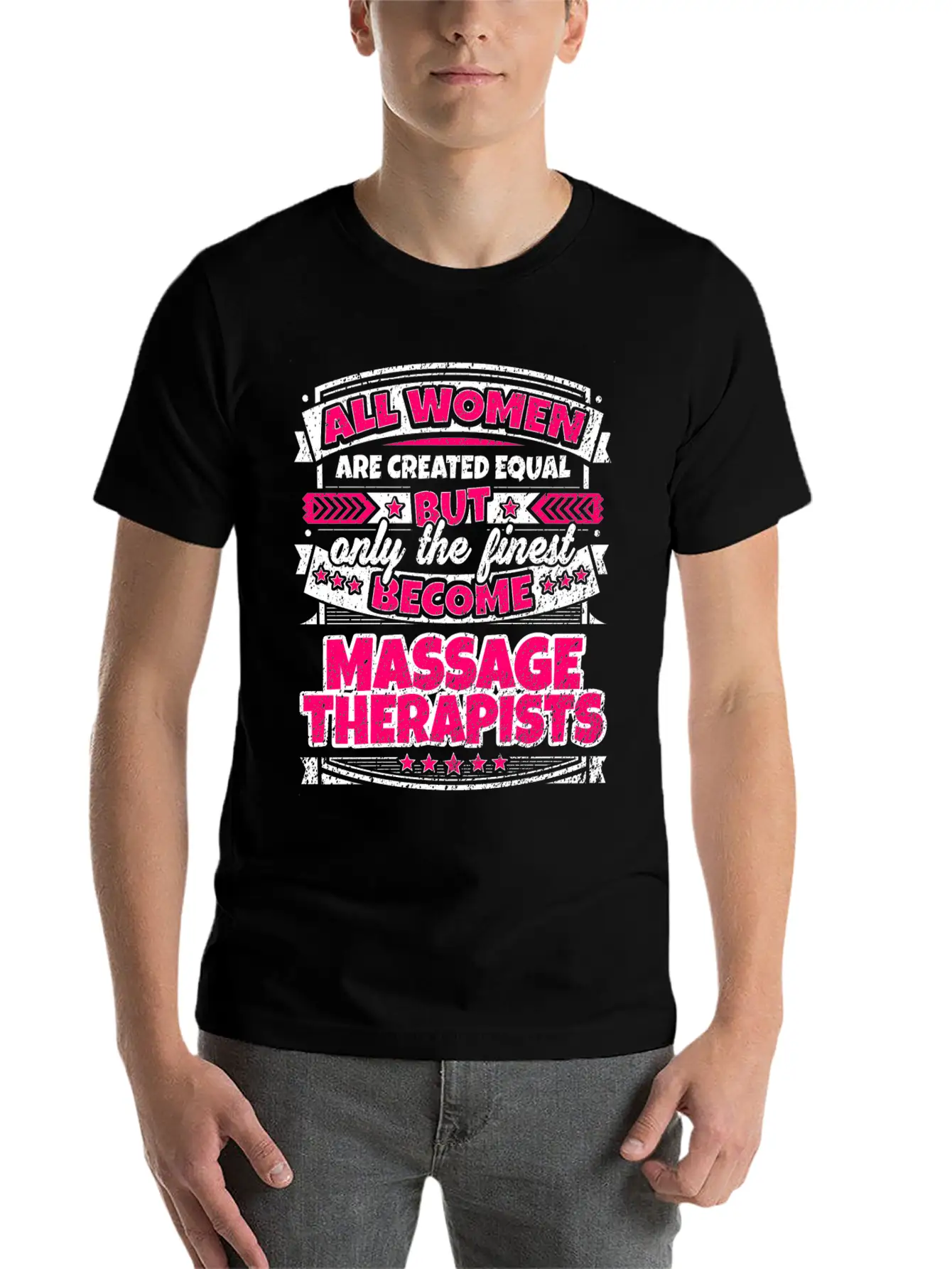 Women Equal Finest Become Massage Therapists Unisex Casual T-Shirt – Clean Design For Daily Comfort