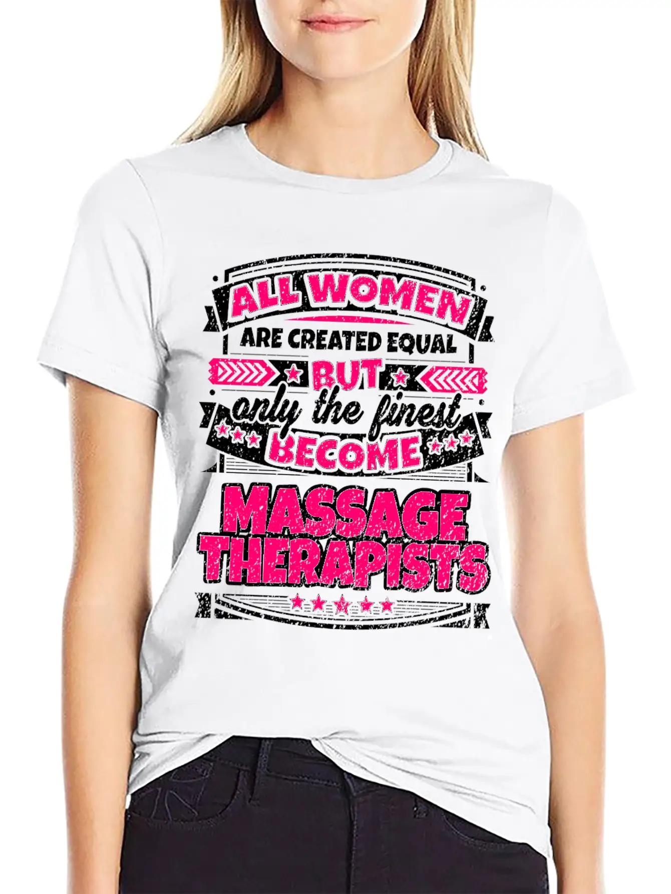 Women Equal Finest Become Massage Therapists Unisex Casual T-Shirt – Clean Design For Daily Comfort