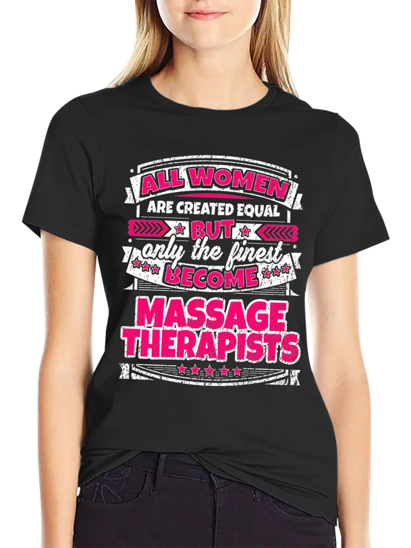 Women Equal Finest Become Massage Therapists Unisex Casual T-Shirt – Clean Design For Daily Comfort