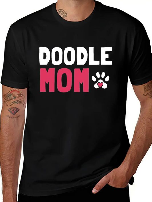 Womens Doodle Mama Labradoodle Goldendoodle Stylish Everyday T-Shirt – Unisex Basic Cotton Tee