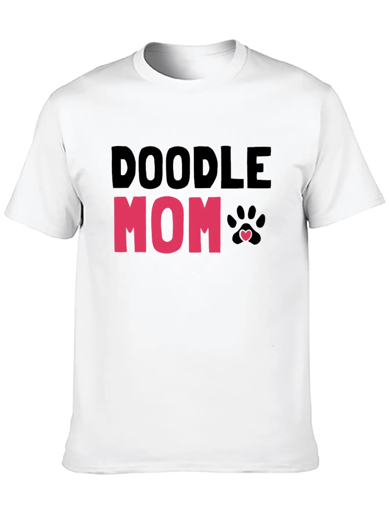 Womens Doodle Mama Labradoodle Goldendoodle Stylish Everyday T-Shirt – Unisex Basic Cotton Tee
