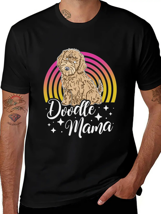 Womens Doodle Mama Labradoodle Goldendoodle Timeless Short Sleeve Tee – Comfy And Minimalist Design