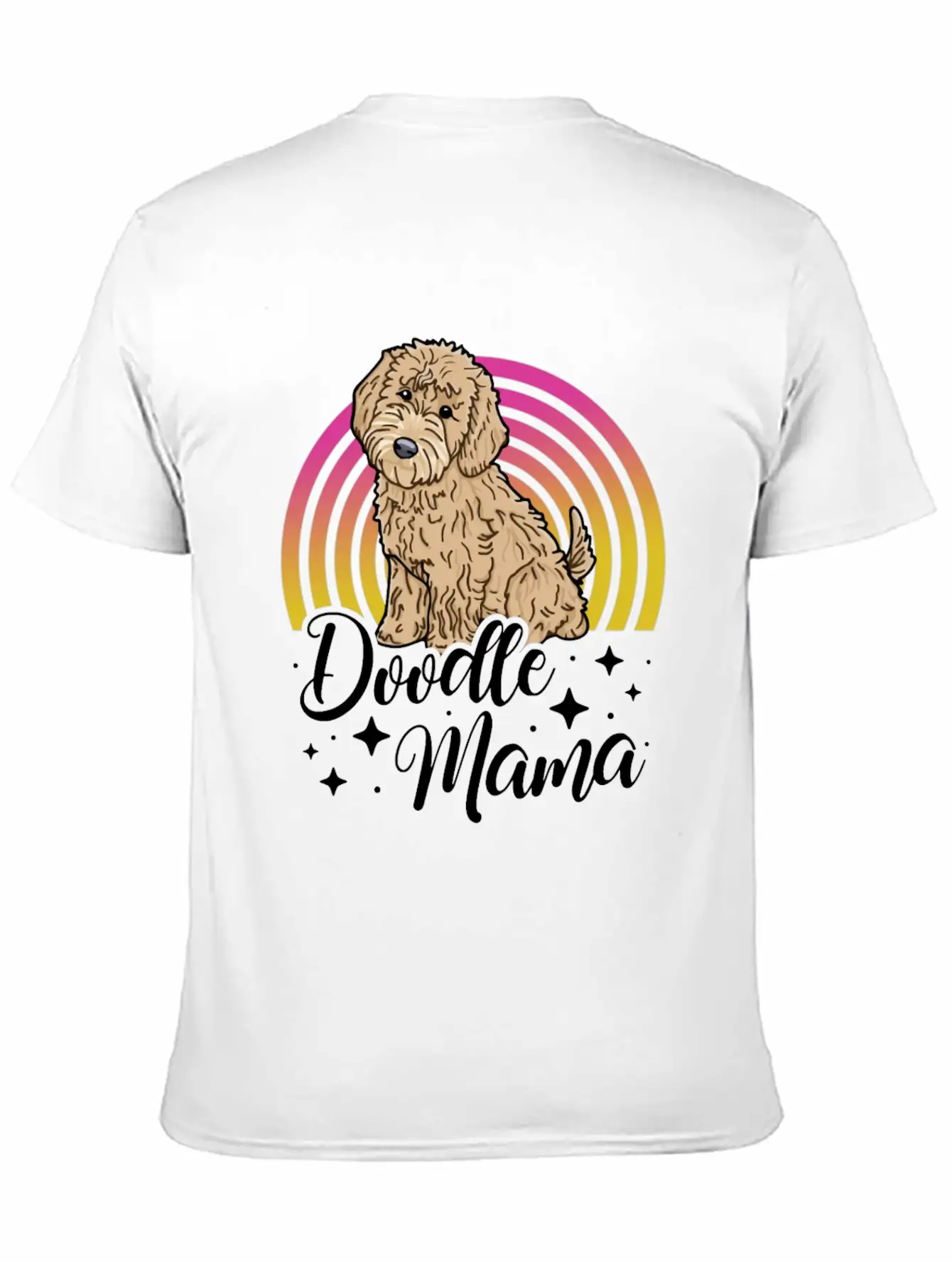 Womens Doodle Mama Labradoodle Goldendoodle Timeless Short Sleeve Tee – Comfy And Minimalist Design