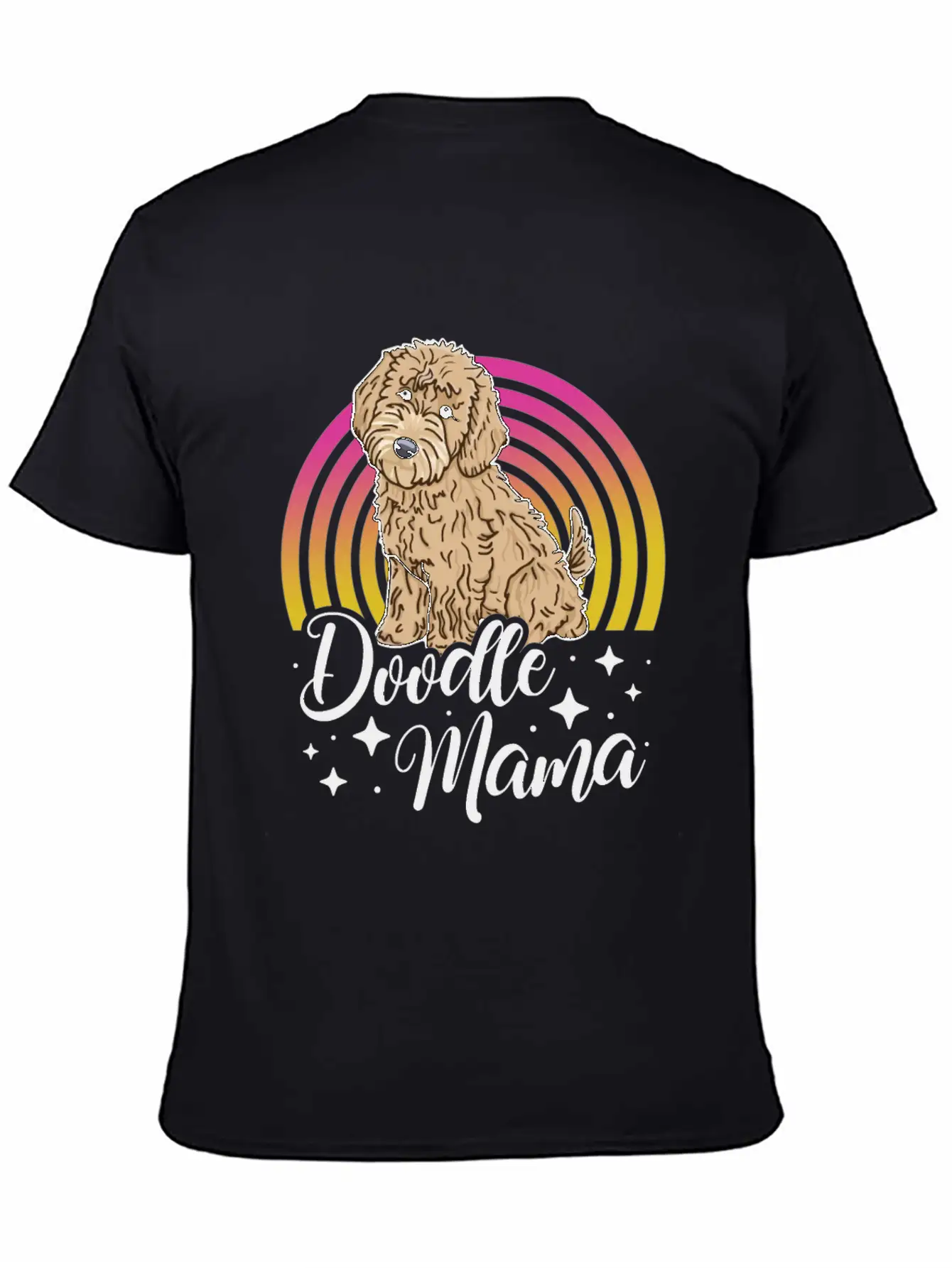 Womens Doodle Mama Labradoodle Goldendoodle Timeless Short Sleeve Tee – Comfy And Minimalist Design