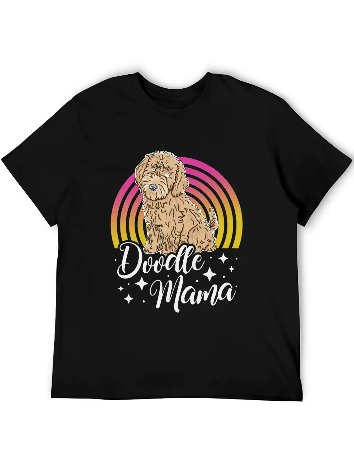 Womens Doodle Mama Labradoodle Goldendoodle Timeless Short Sleeve Tee – Comfy And Minimalist Design