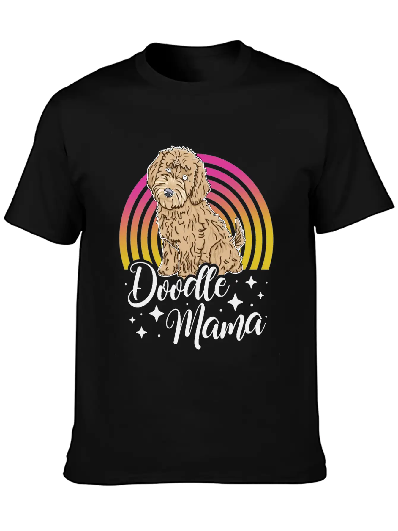 Womens Doodle Mama Labradoodle Goldendoodle Timeless Short Sleeve Tee – Comfy And Minimalist Design
