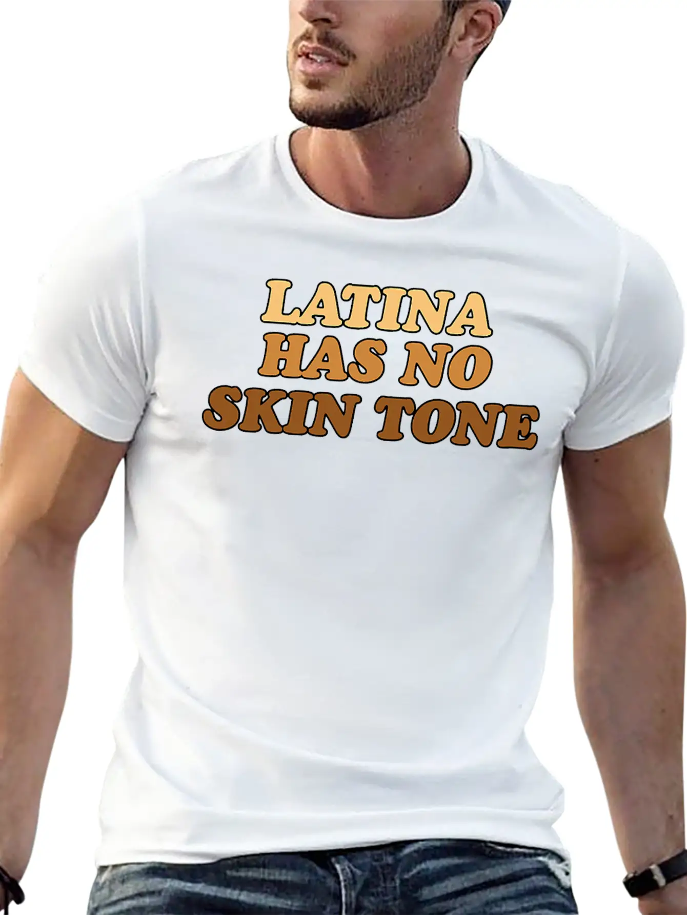 Womens Latina Has No Skin Tone Empowered And Unifi Comfortable Minimalist Graphic Tee – Summer Style Essential